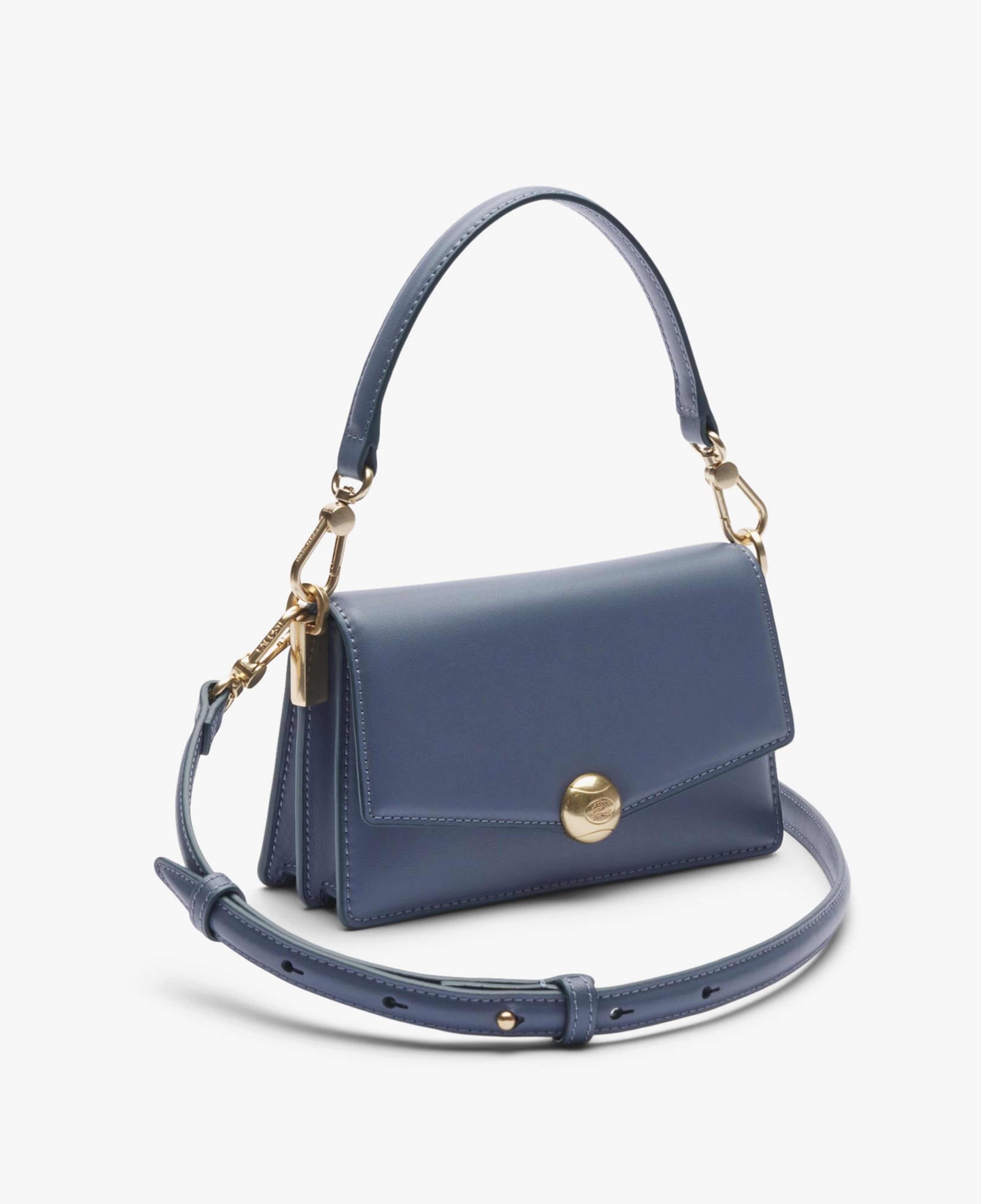 Lacoste Small Tennis Bliss Kadın Deri Mavi Omuz Çantası