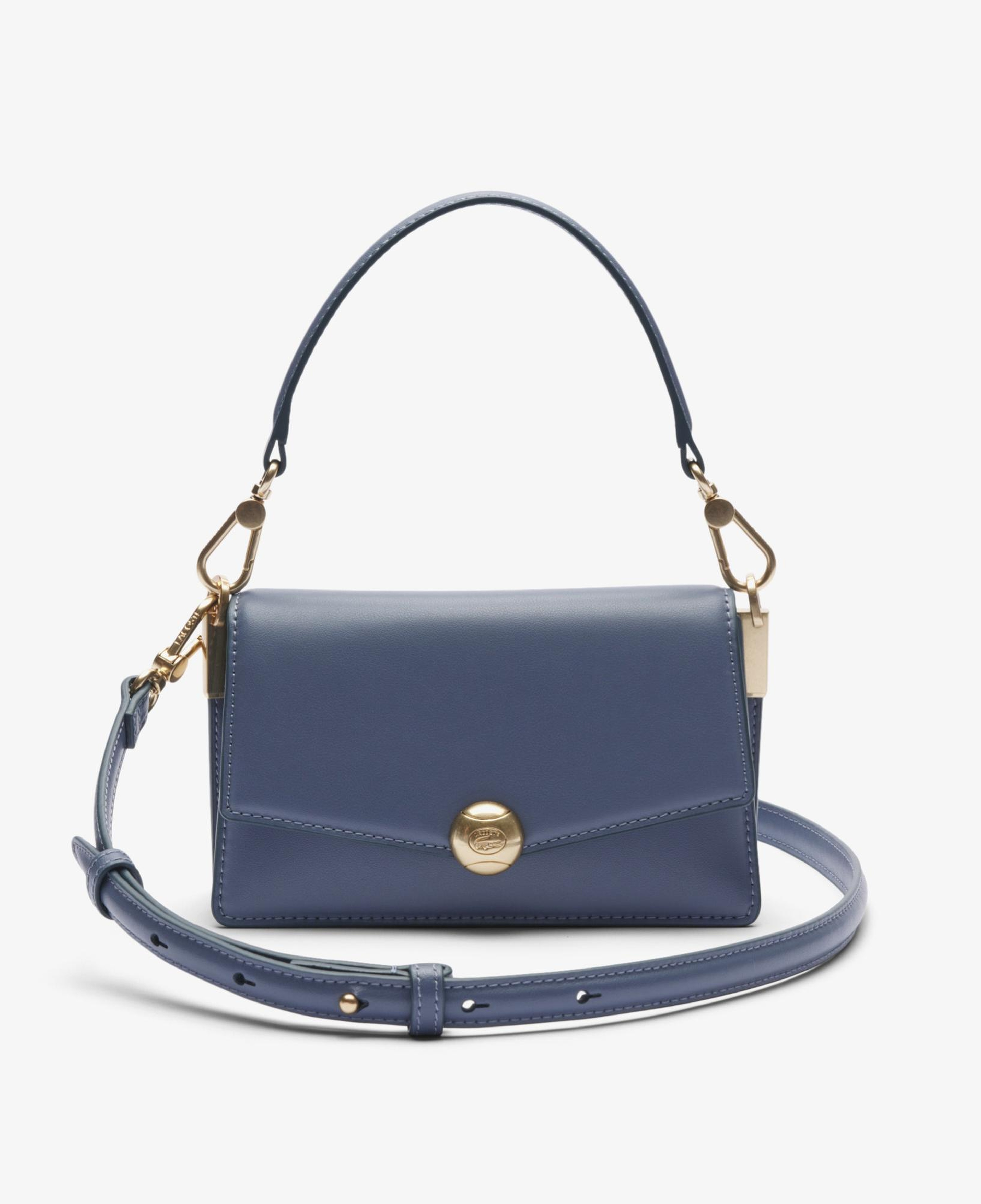 Lacoste Small Tennis Bliss Kadın Deri Mavi Omuz Çantası