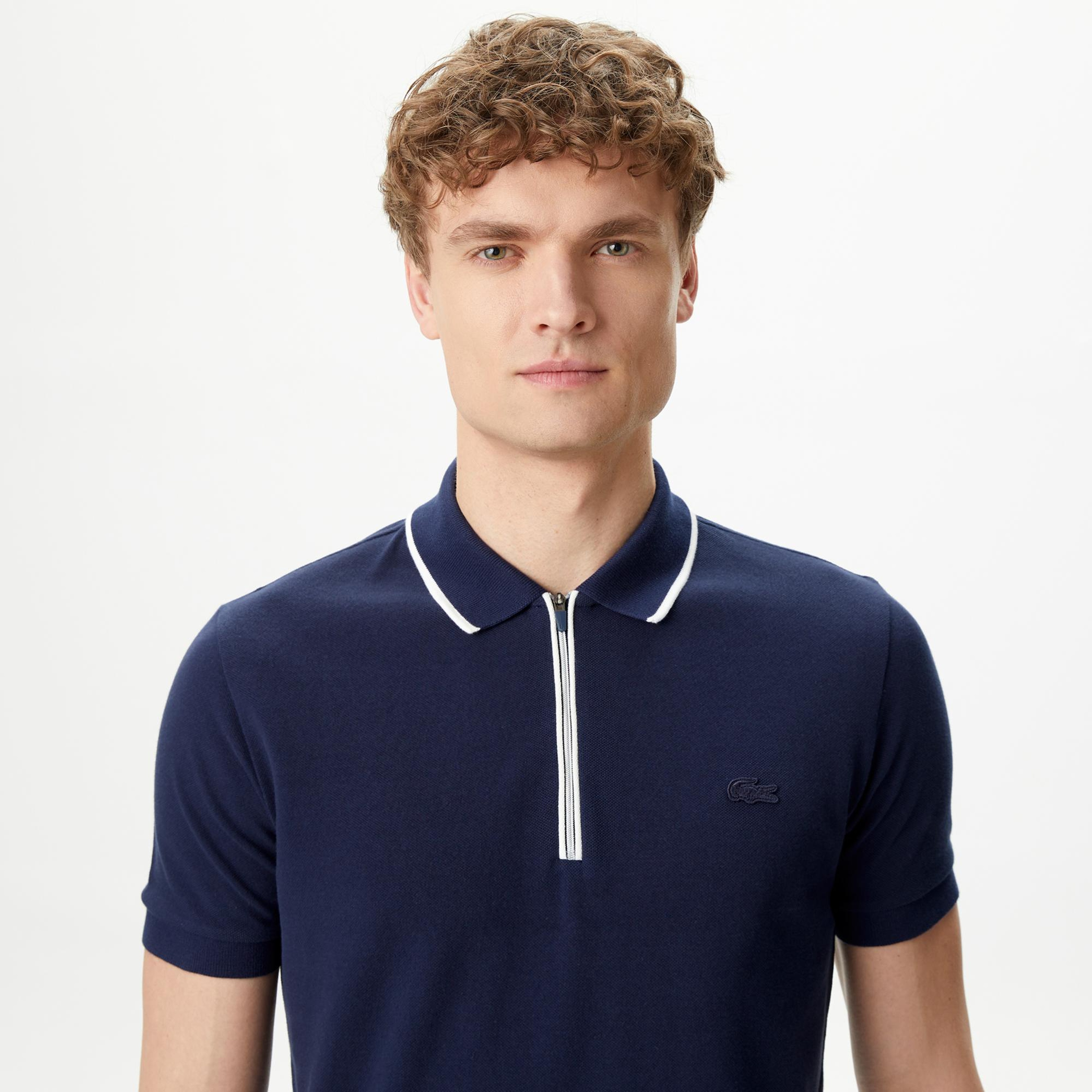 Lacoste Erkek Slim Fit Lacivert Polo