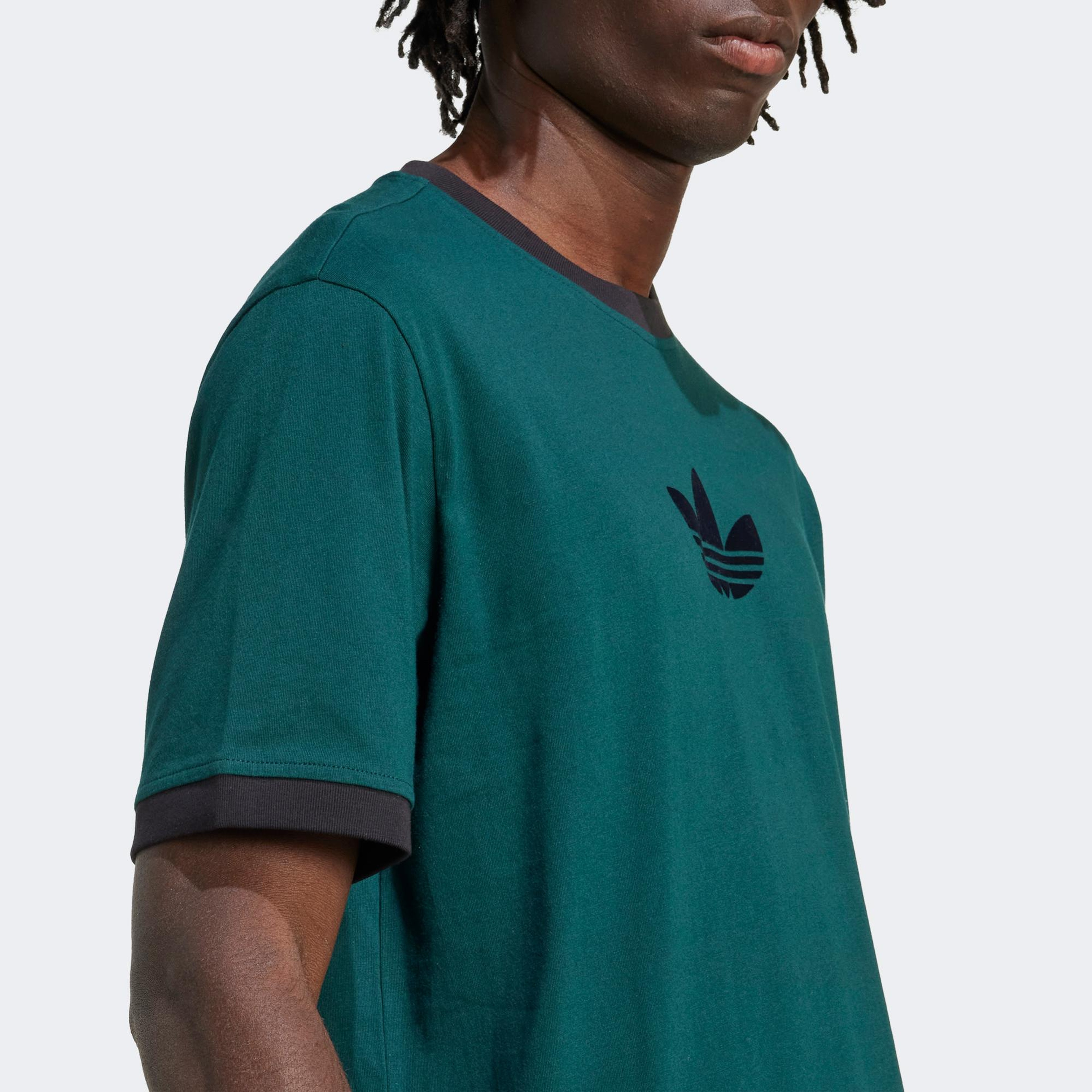 adidas Oversize Erkek Yeşil T-Shirt
