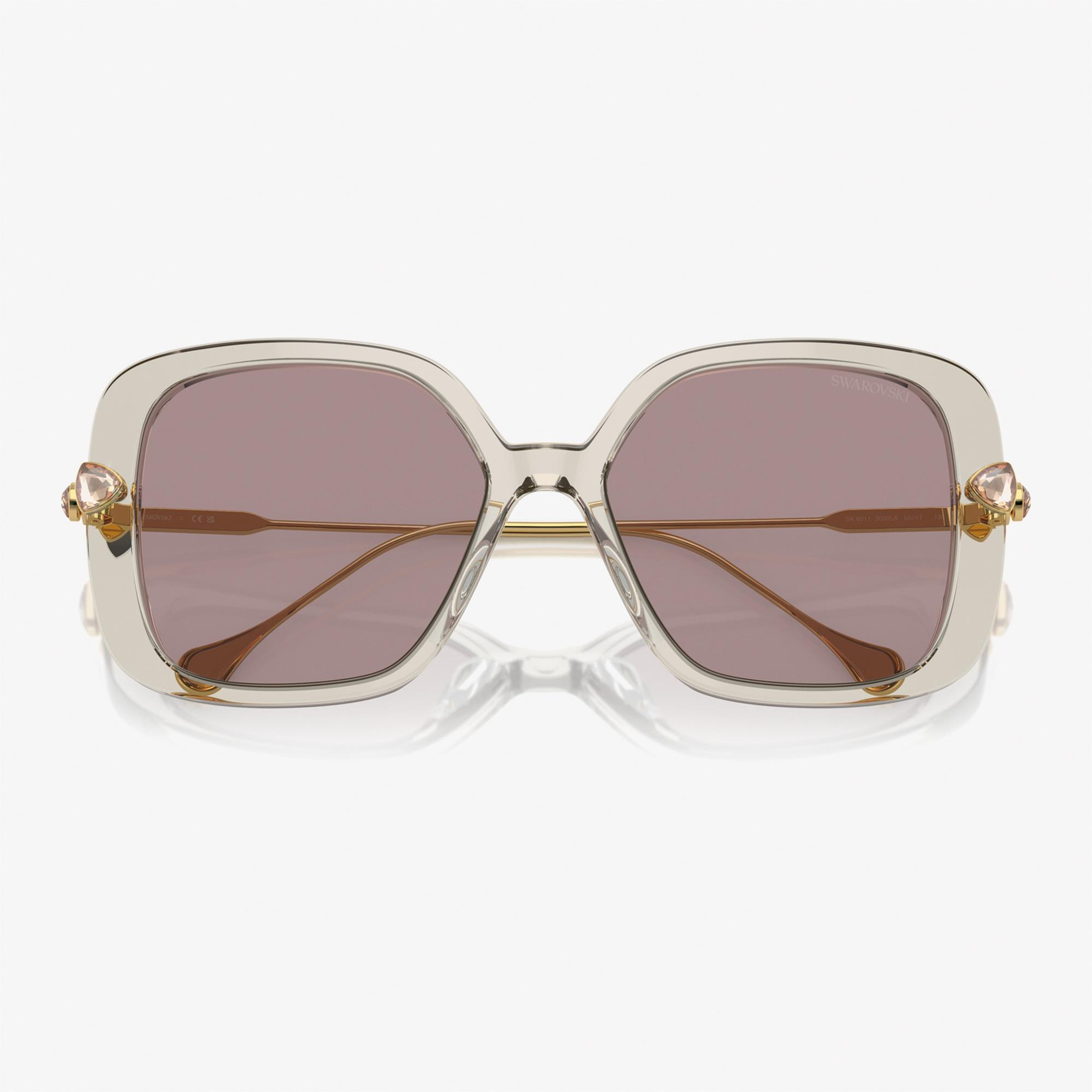 Swarovski 0SK6011 Acetate Kadın Kahverengi Güneş Gözlüğü