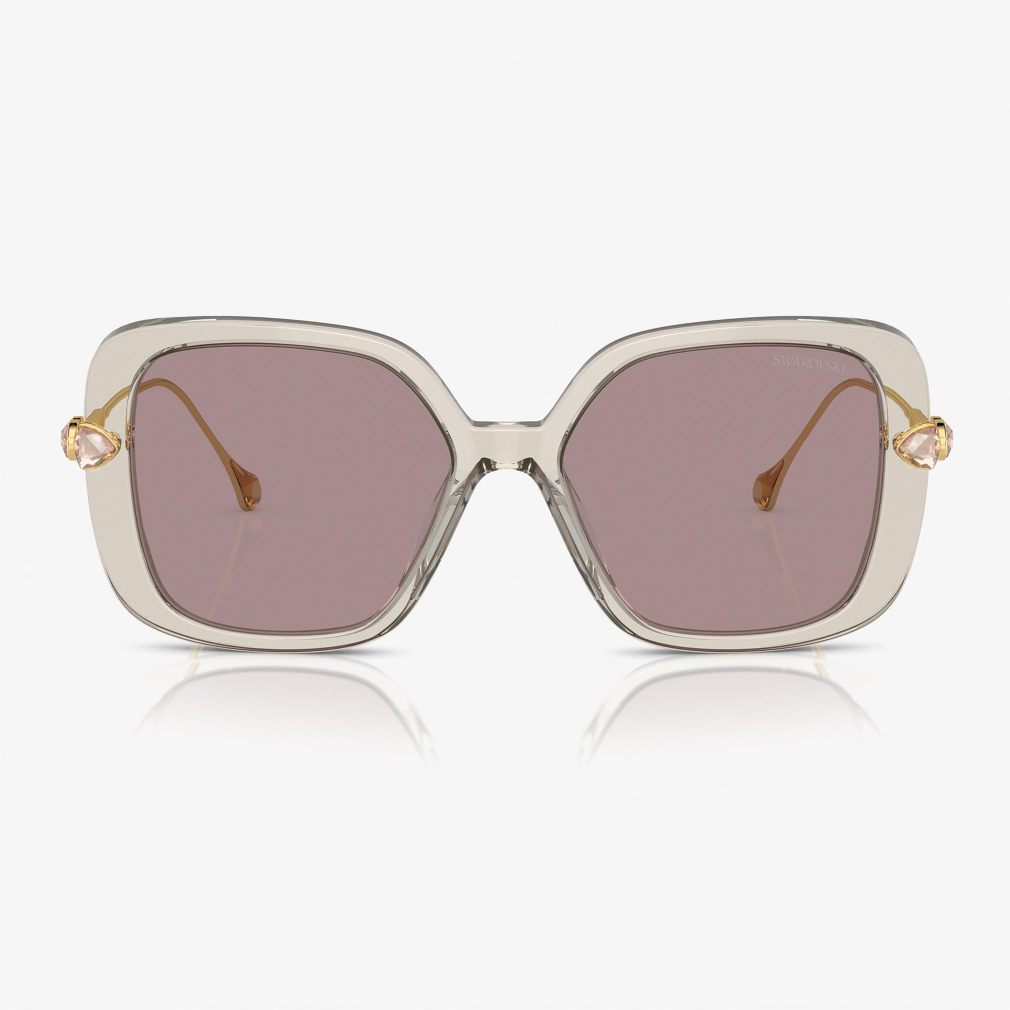 Swarovski 0SK6011 Acetate Kadın Kahverengi Güneş Gözlüğü