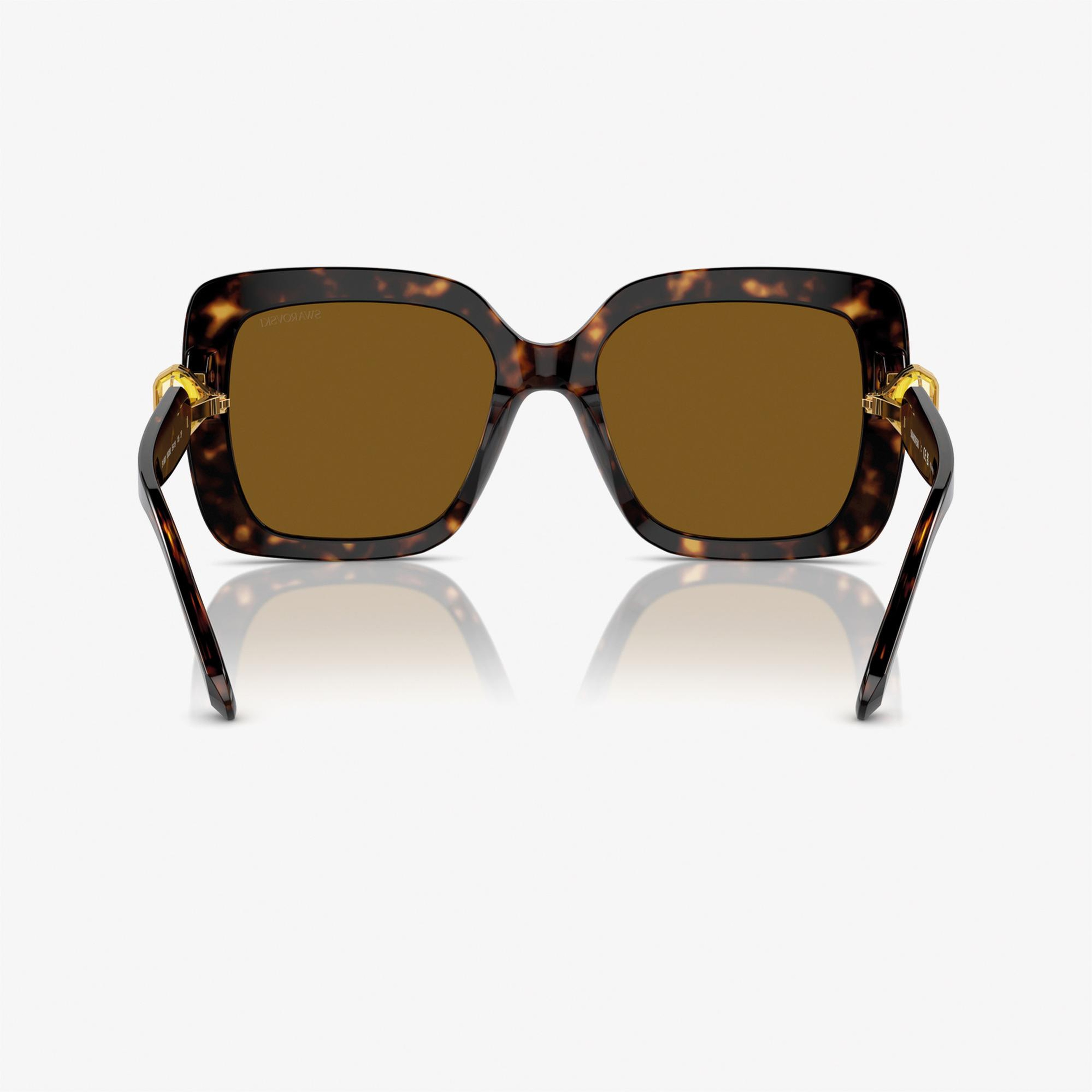 Swarovski 0SK6001 Acetate Kadın Kahverengi Güneş Gözlüğü