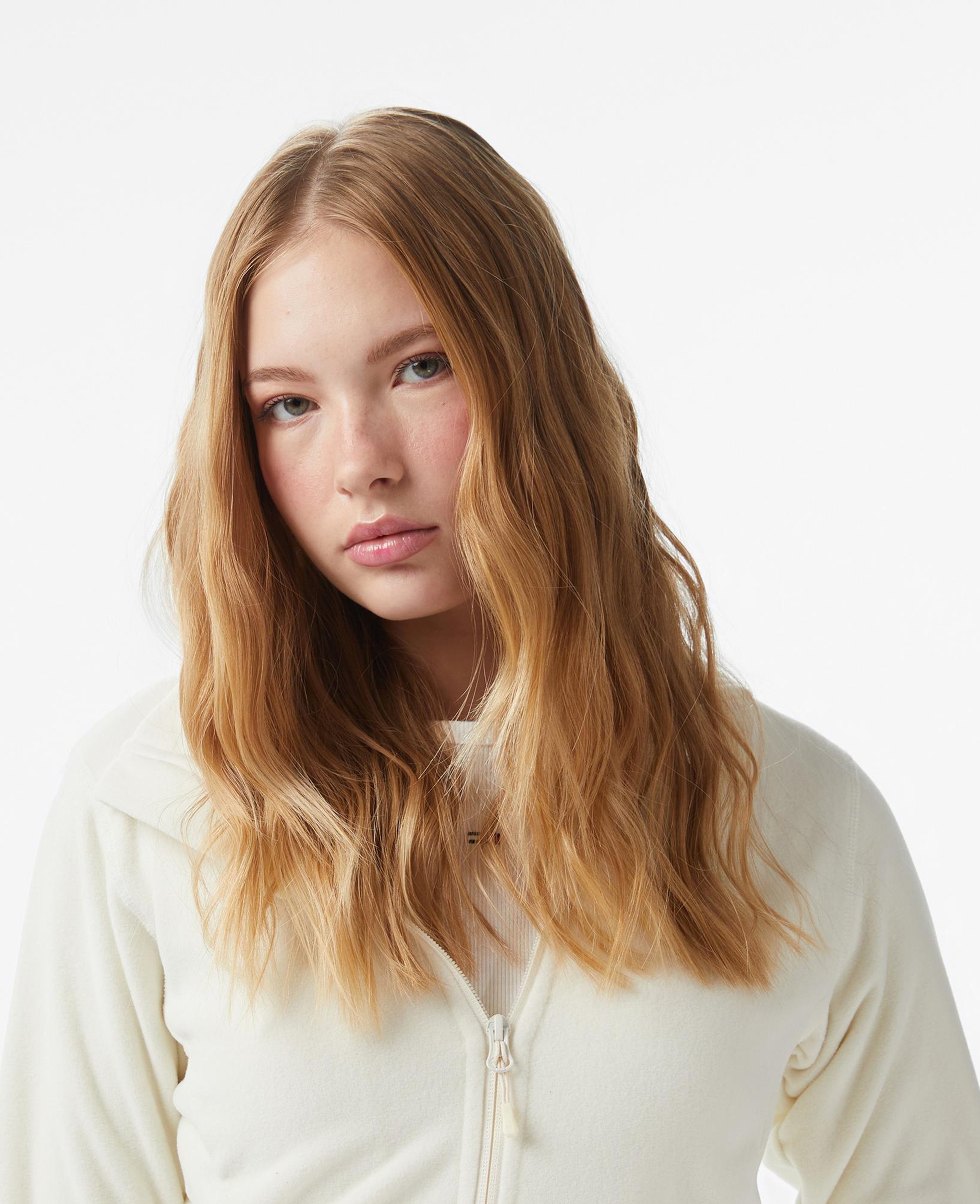 Helly Hansen Fullzip Polar Kadın Beyaz Ceket