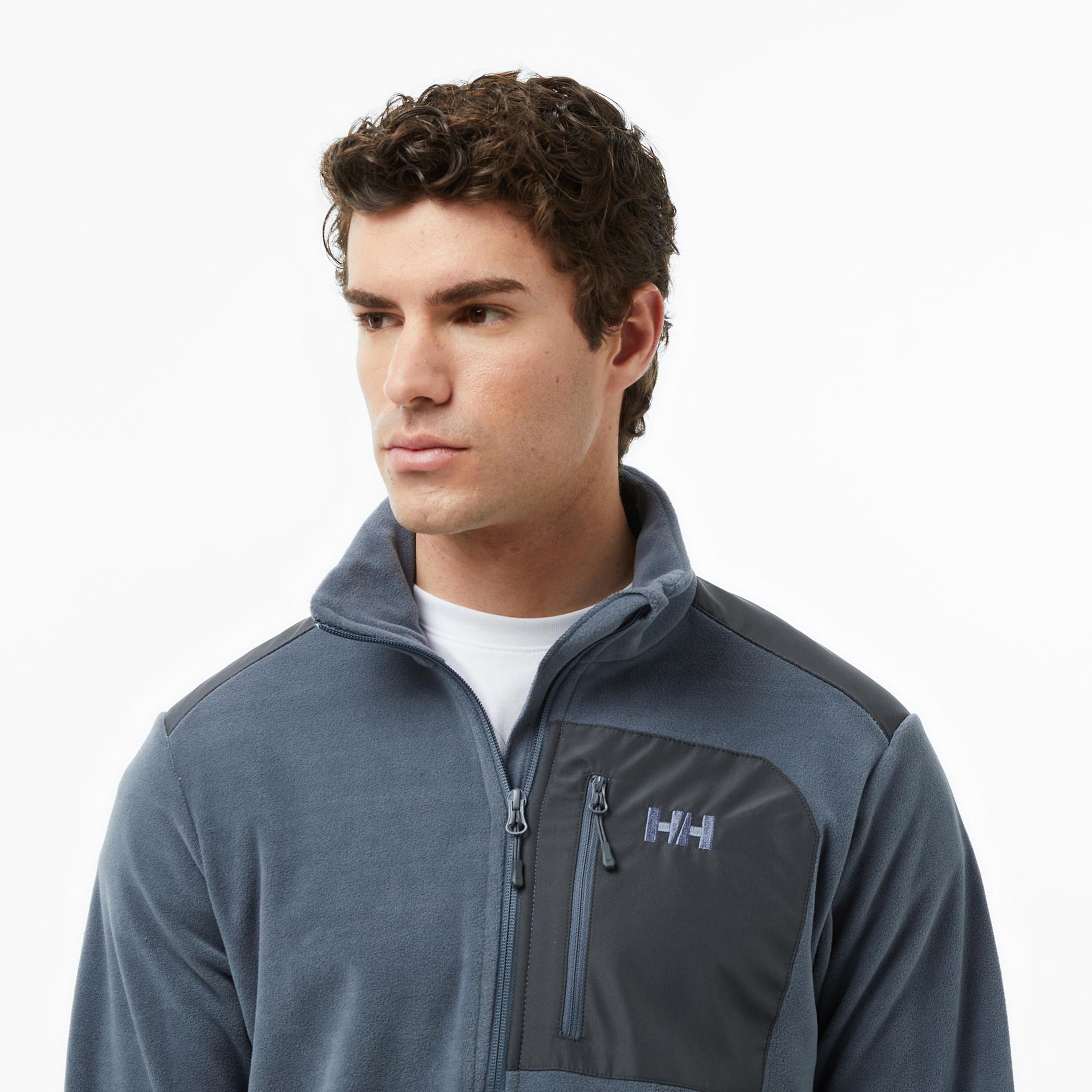 Helly Hansen Block Halfzip Polar Erkek Gri Sweatshirt