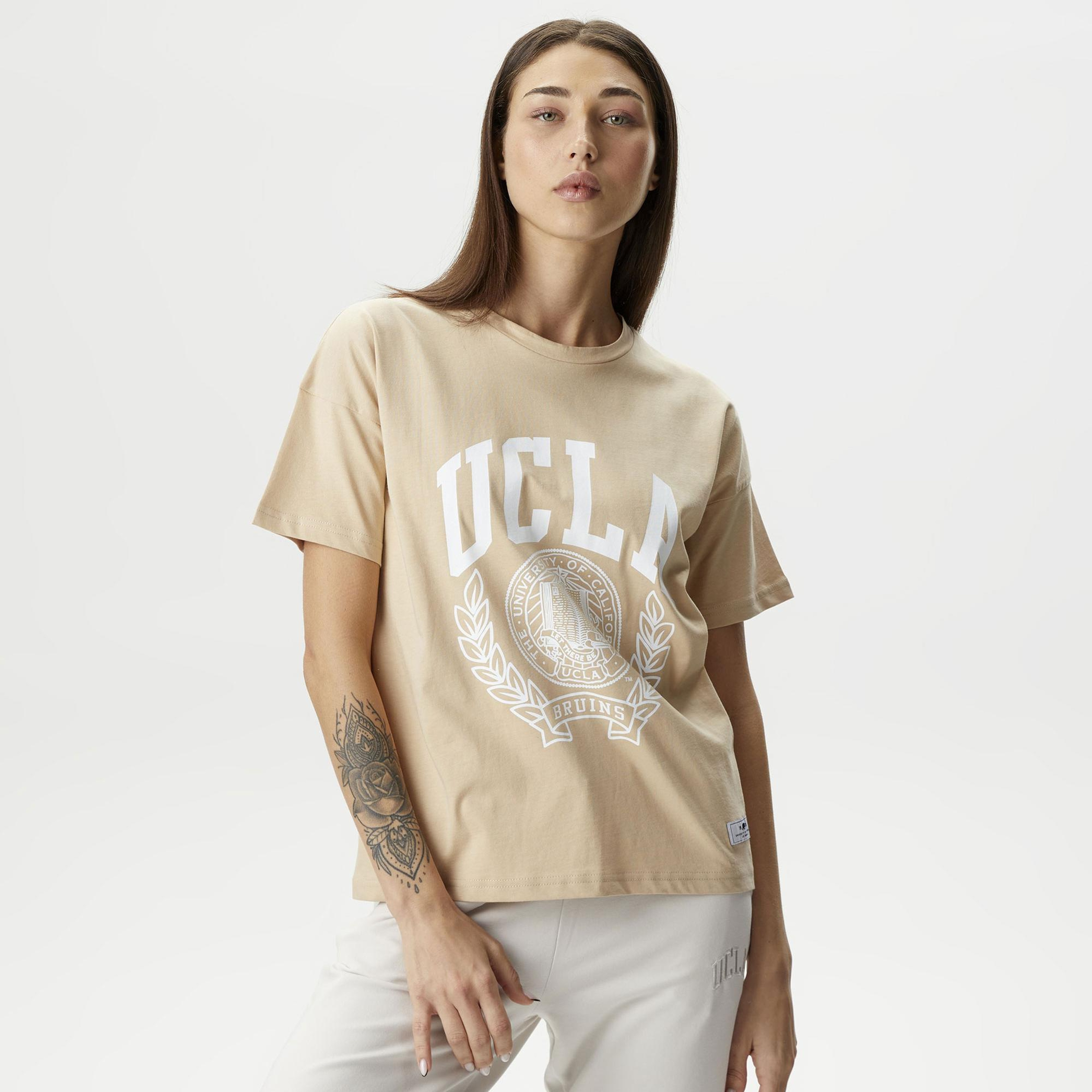 Ucla Avalon Kadın Krem Rengi T-Shirt
