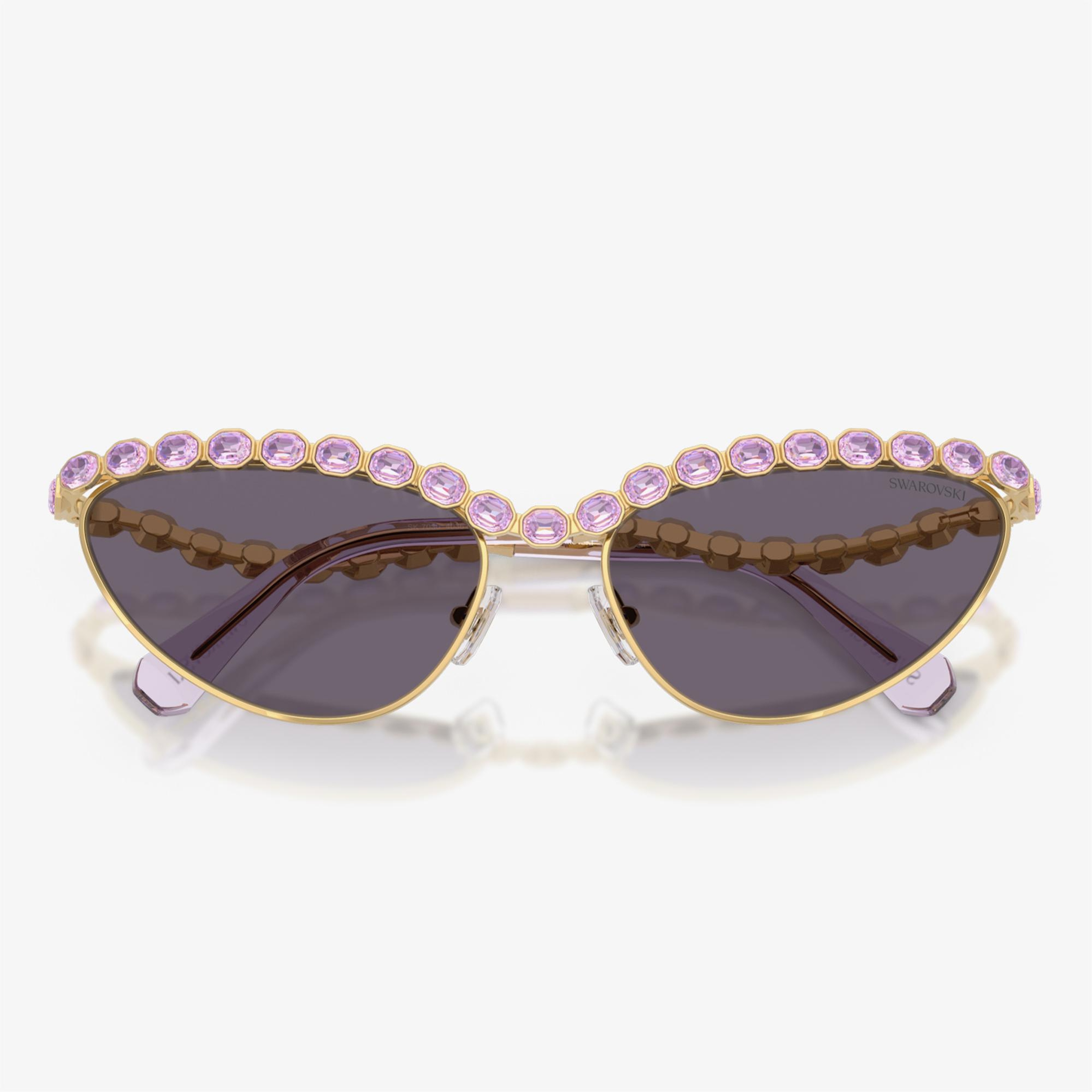 Swarovski SK7030 Kadın Altın Rengi Güneş Gözlüğü