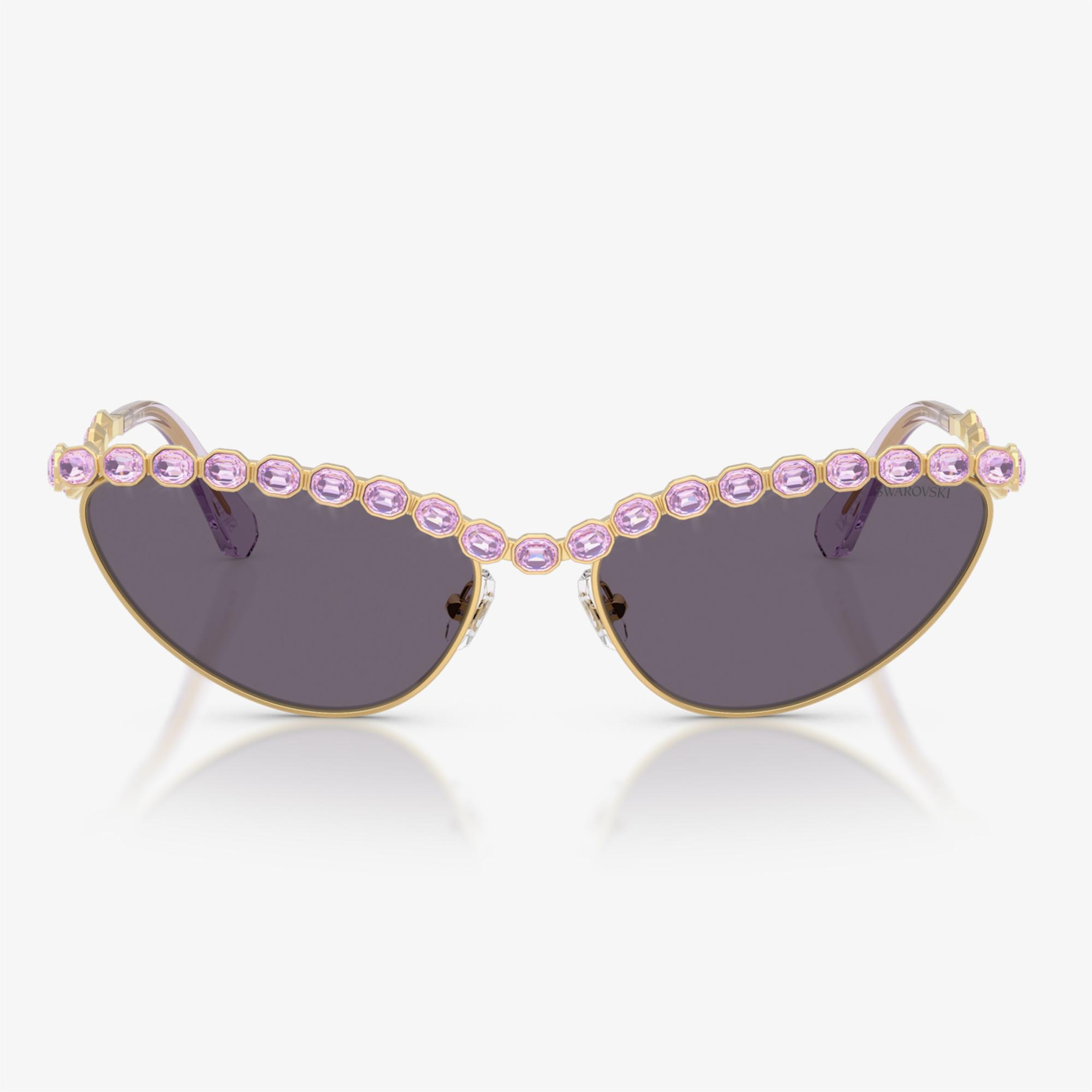 Swarovski SK7030 Kadın Altın Rengi Güneş Gözlüğü