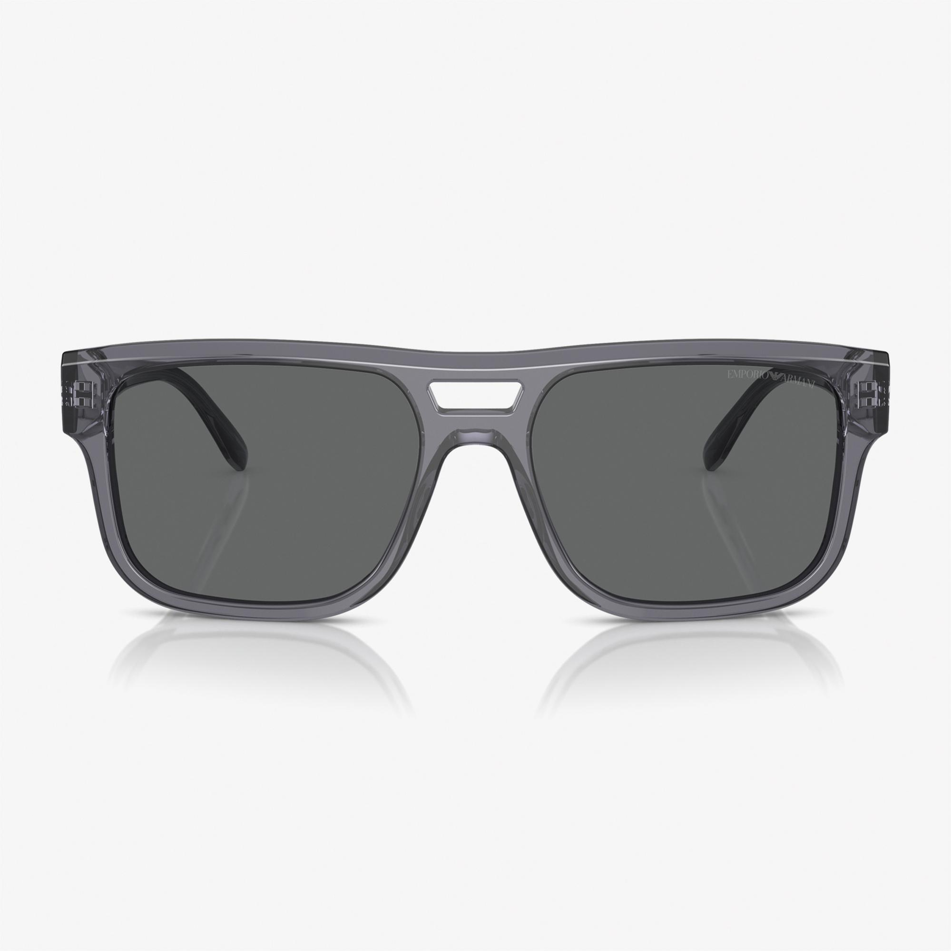 Emporio Armani 0EA4197 Acetate Erkek Koyu Gri Güneş Gözlüğü
