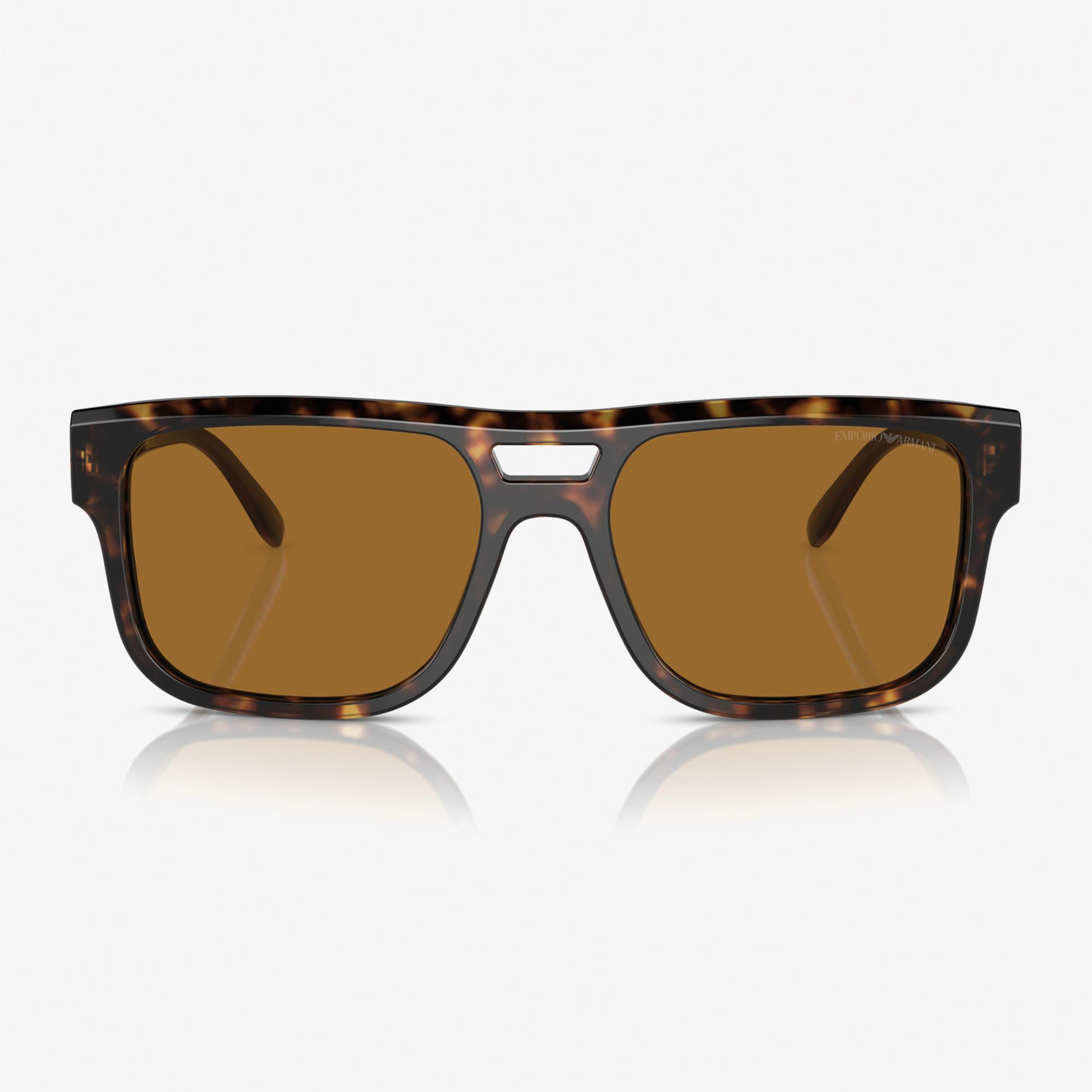 Emporio Armani 0EA4197 Acetate Erkek Kahverengi Güneş Gözlüğü