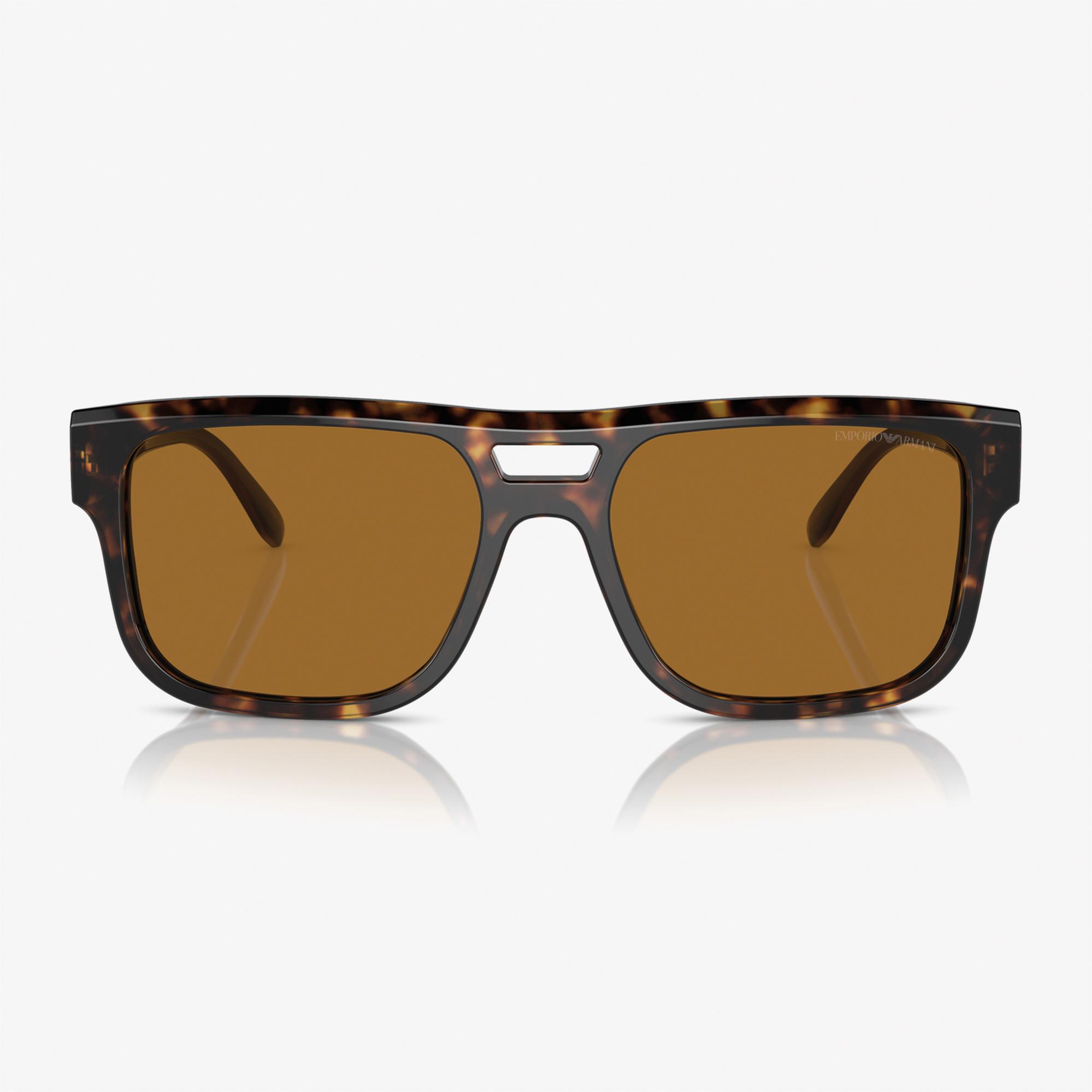 Emporio Armani 0EA4197 Acetate Erkek Kahverengi Güneş Gözlüğü