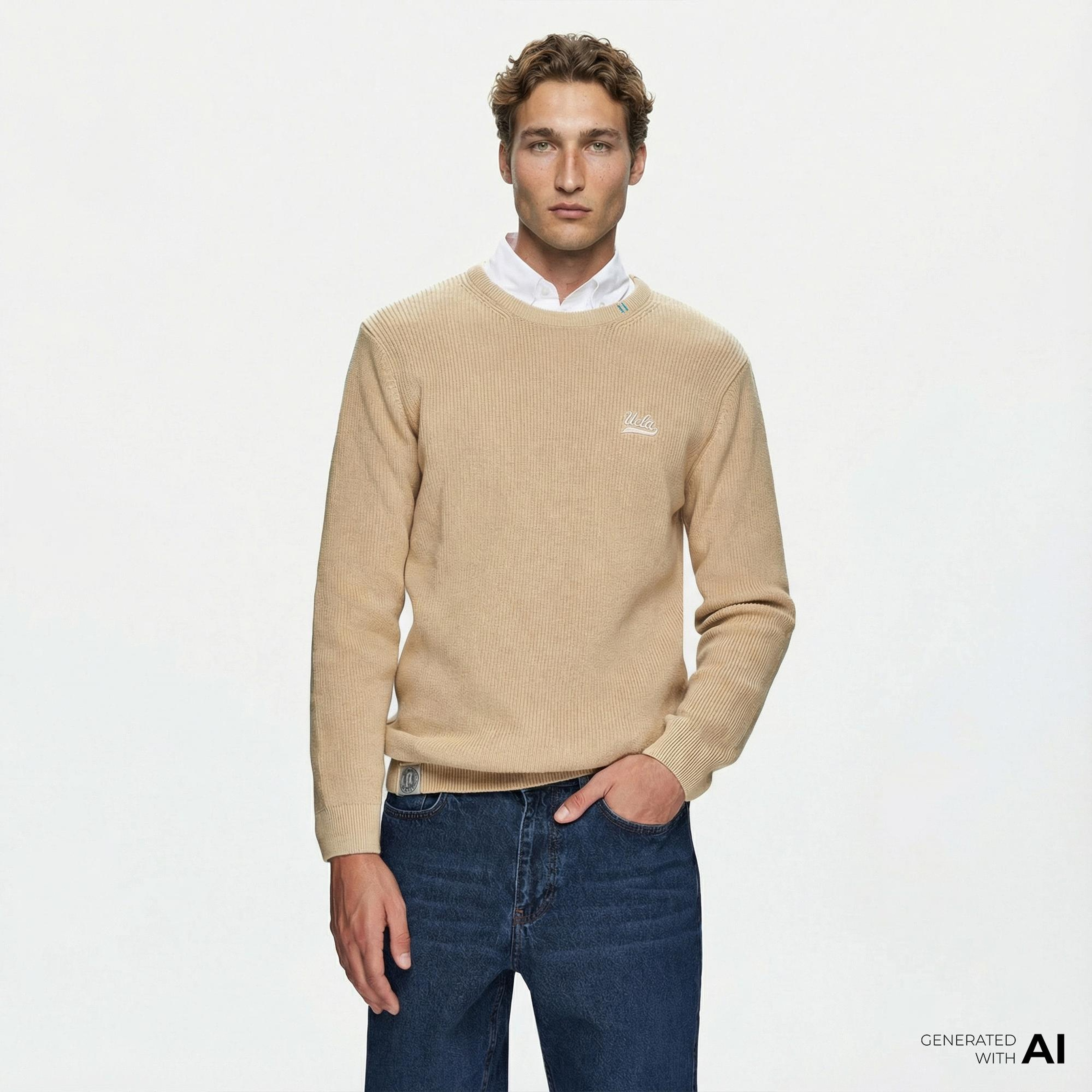 Ucla Emory Erkek Bej Triko