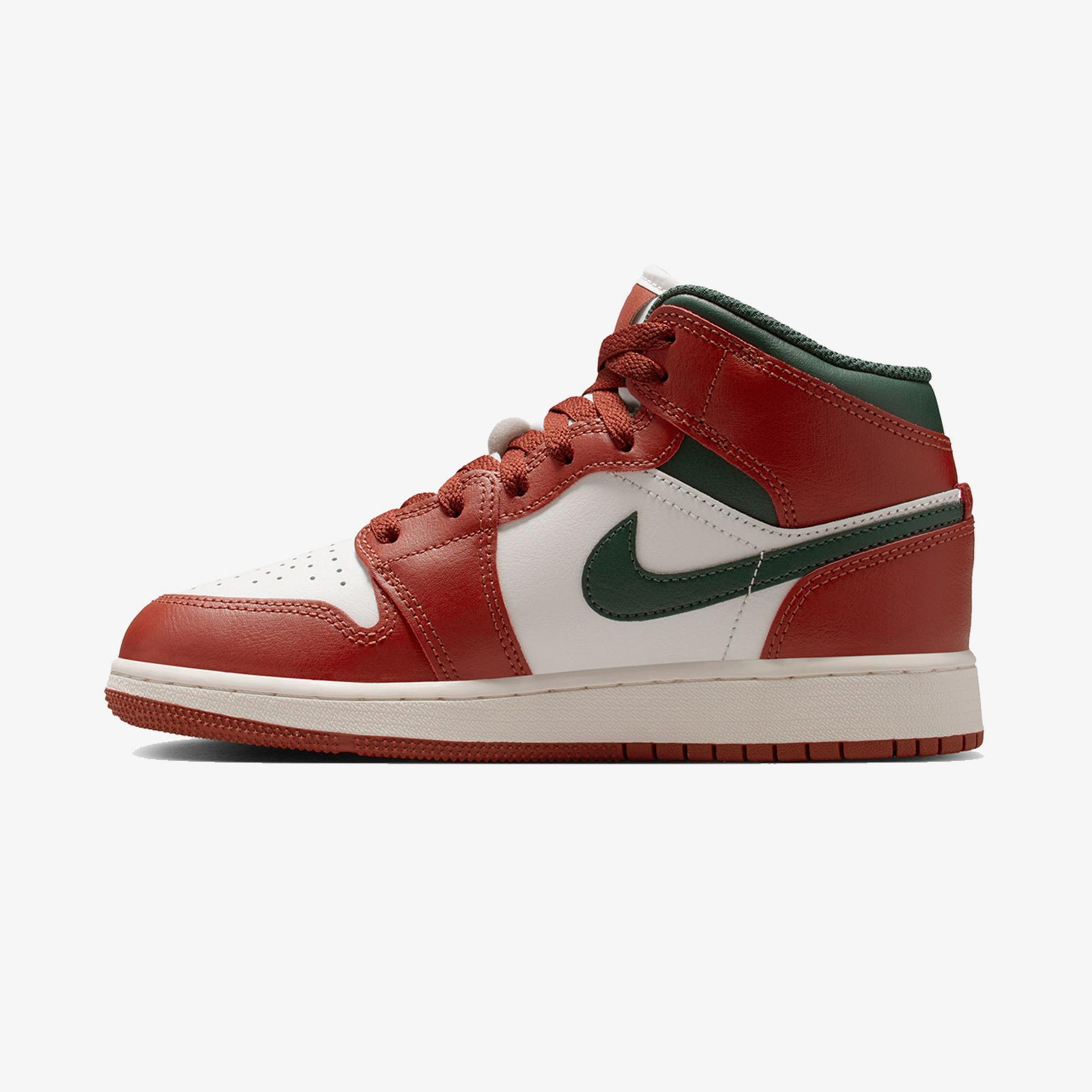 Jordan Air 1 Mid Kırmızı Spor Ayakkabı