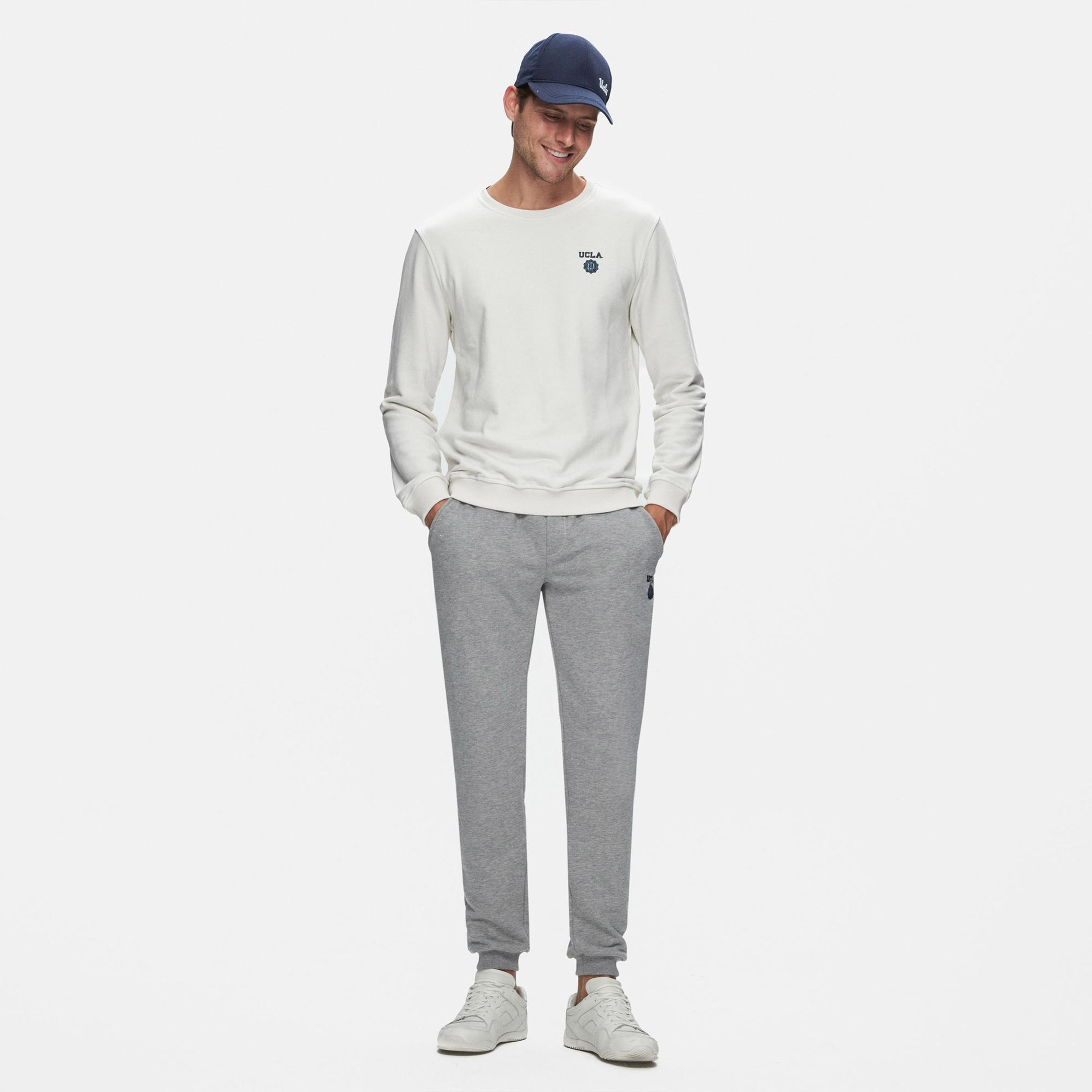 Ucla Valley Erkek Krem Rengi Sweatshirt