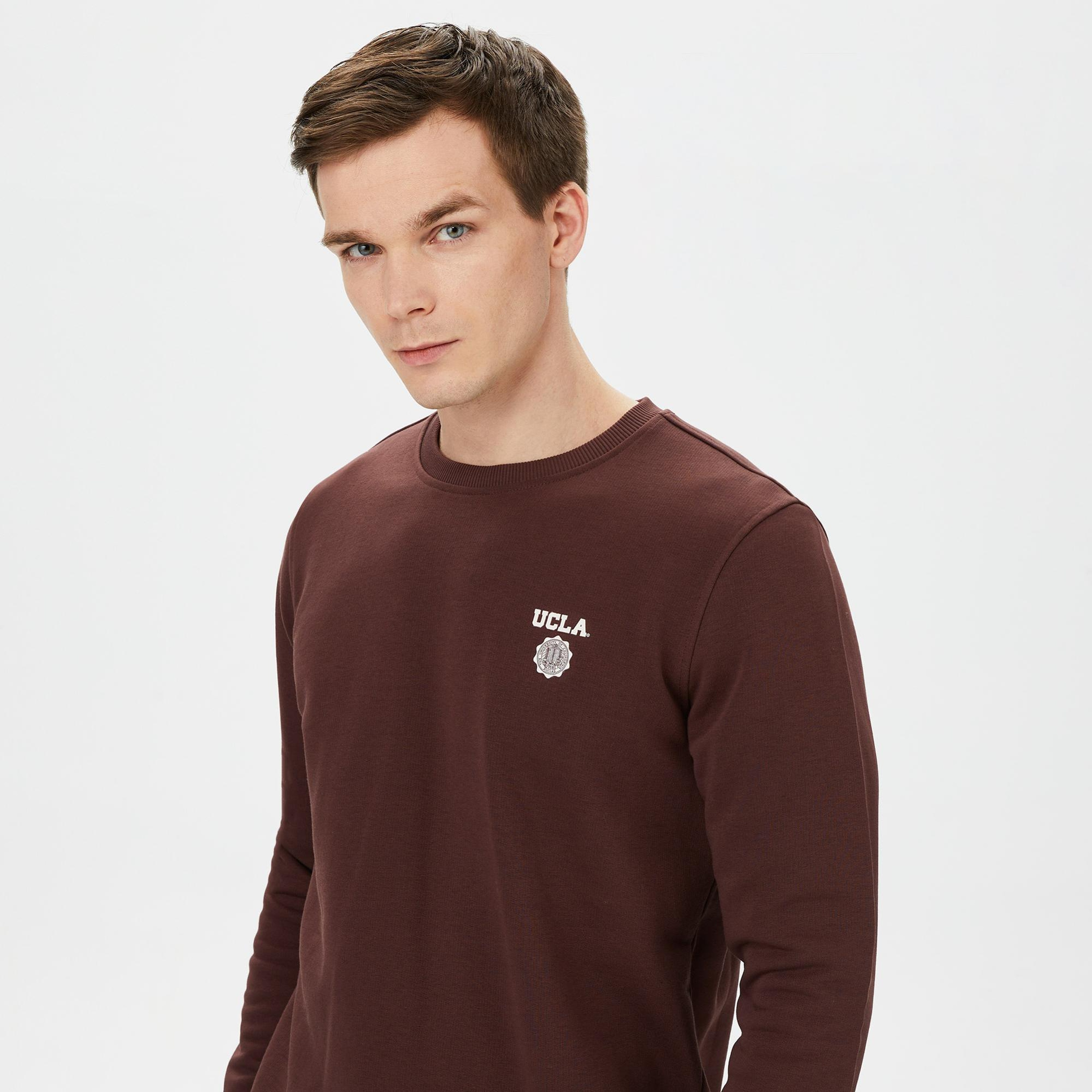 Ucla Valley Erkek Pembe Sweatshirt