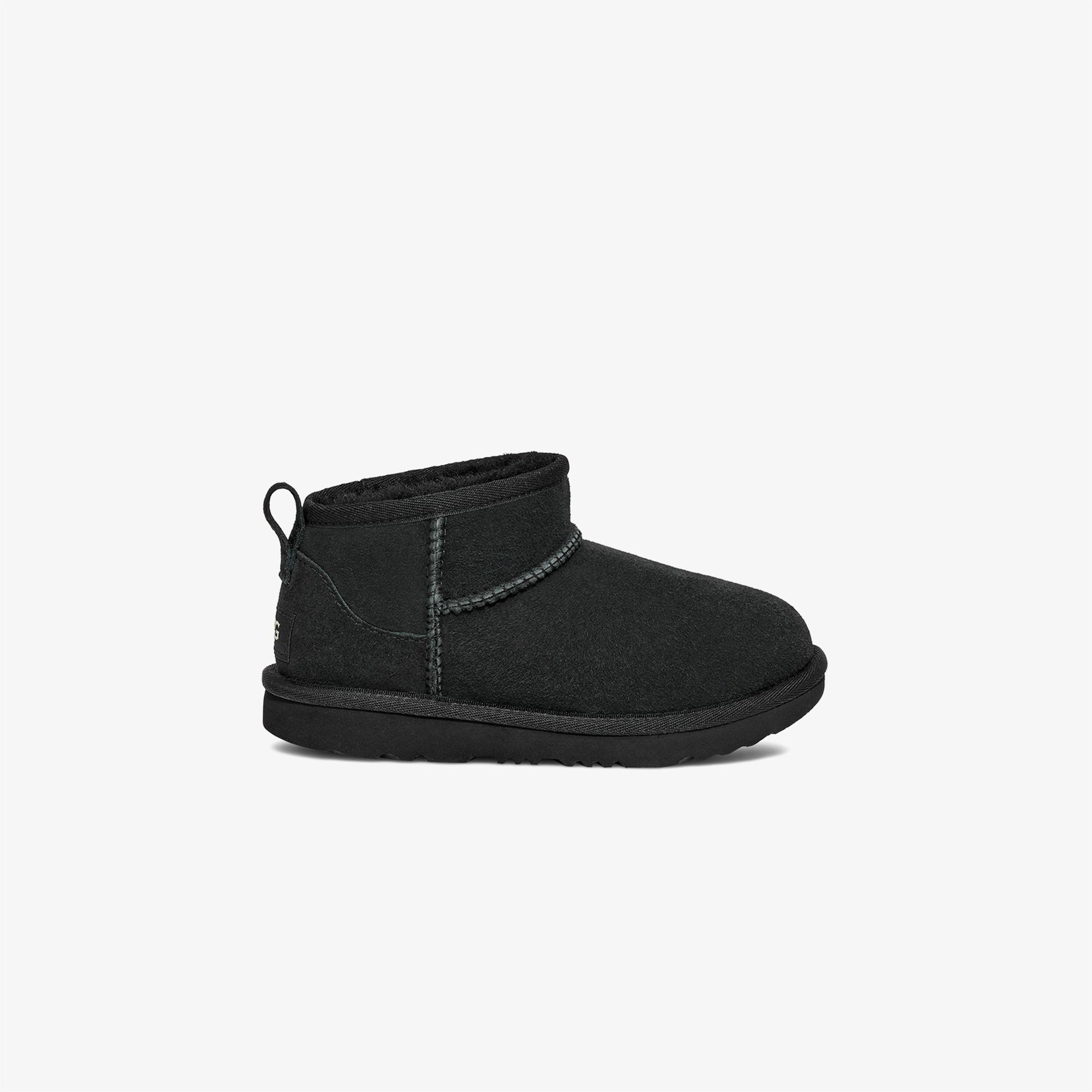 UGG Classic Ultra Mini Çocuk Siyah Bot