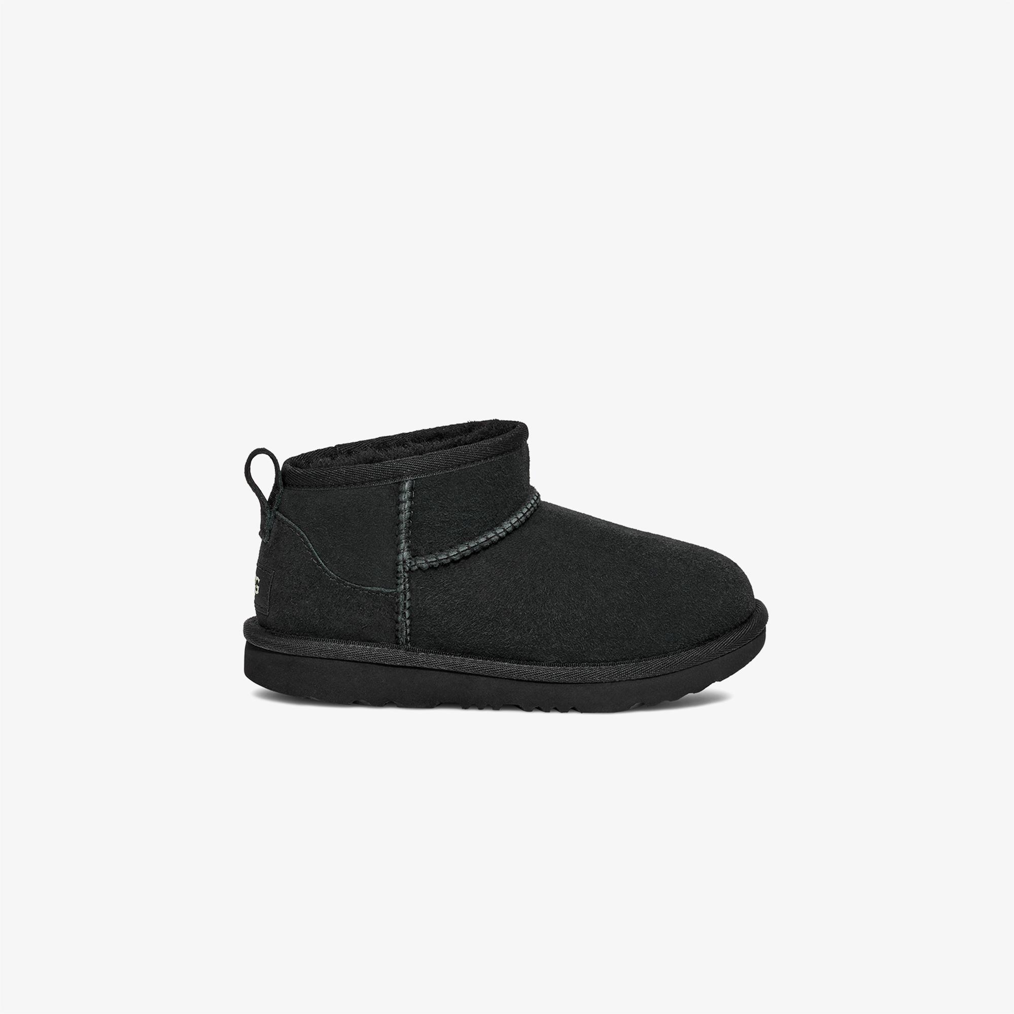 UGG Classic Ultra Mini Çocuk Siyah Bot