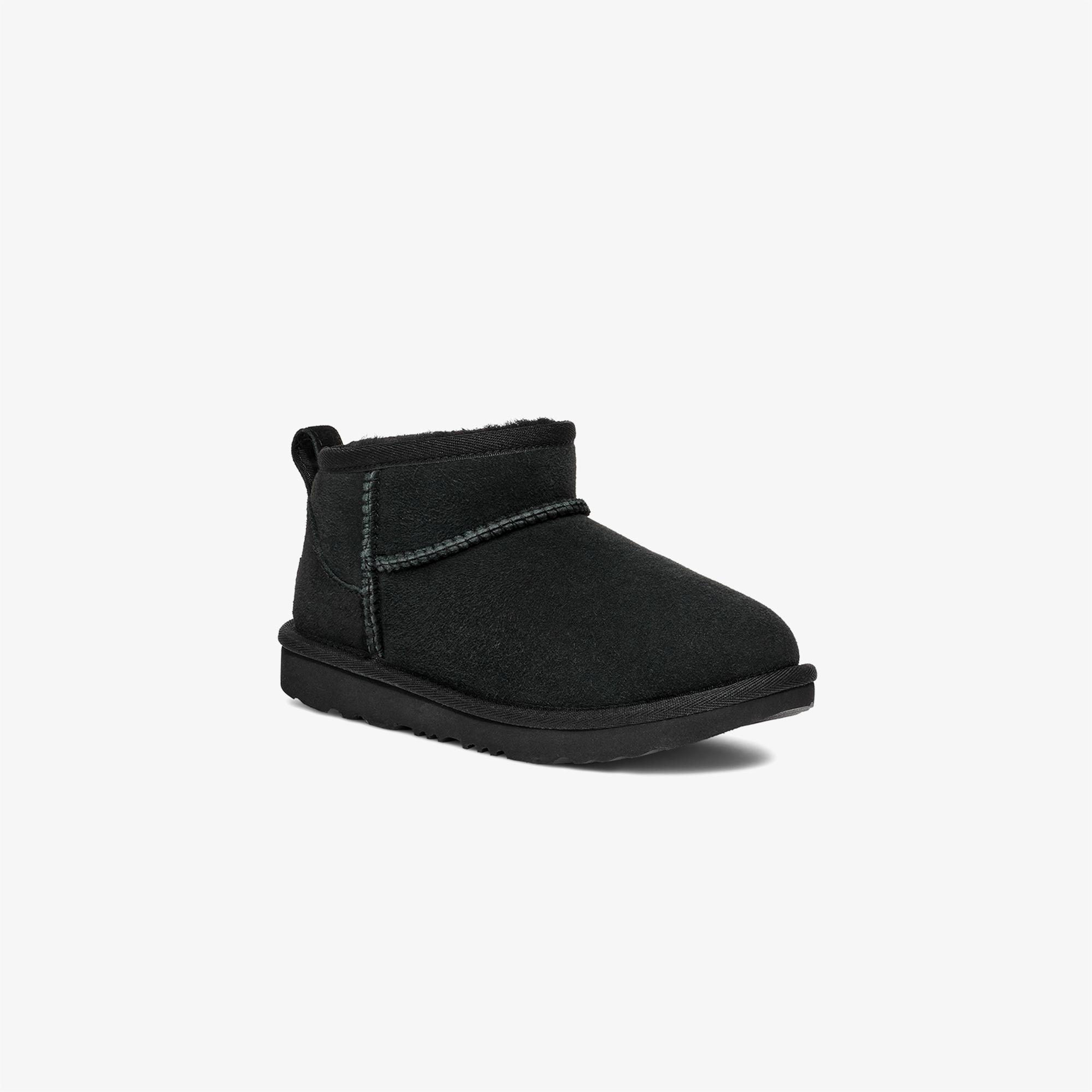 UGG Classic Ultra Mini Çocuk Siyah Bot