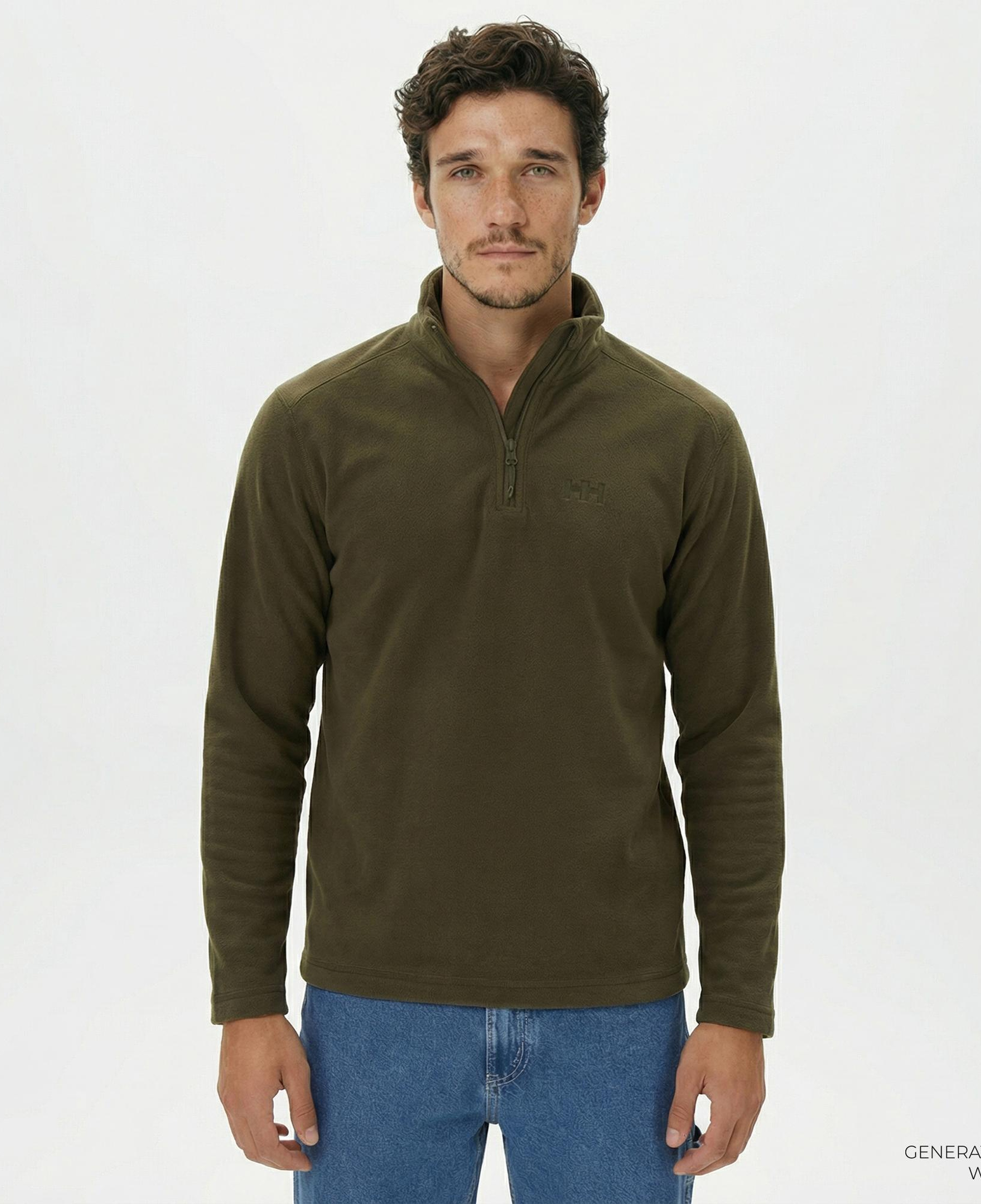 Helly Hansen Mount Polar Fleece Erkek Yeşil Sweatshirt