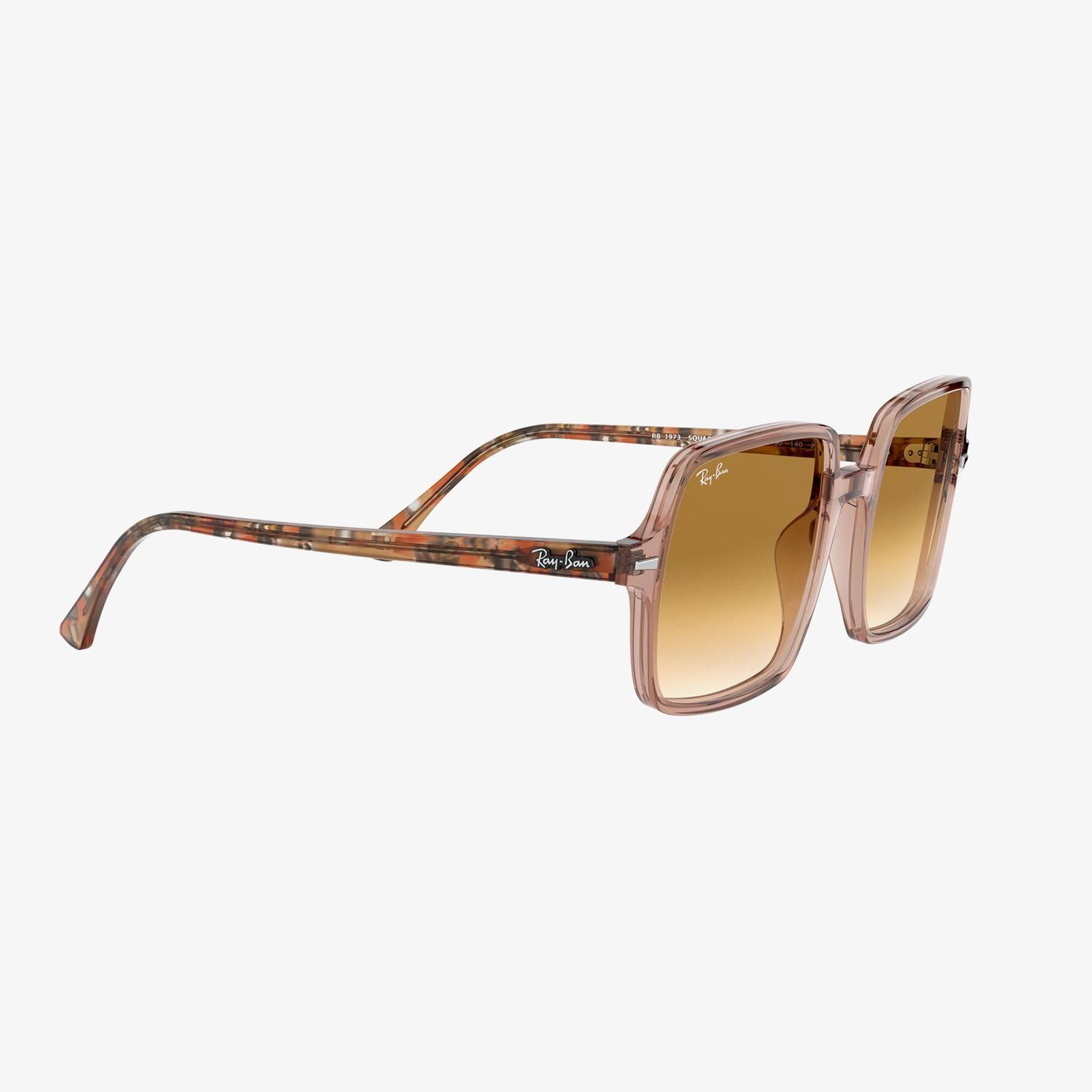 RAY-BAN 0RB1973 Square II Kadın Light Kahverengi Havana Güneş Gözlüğü