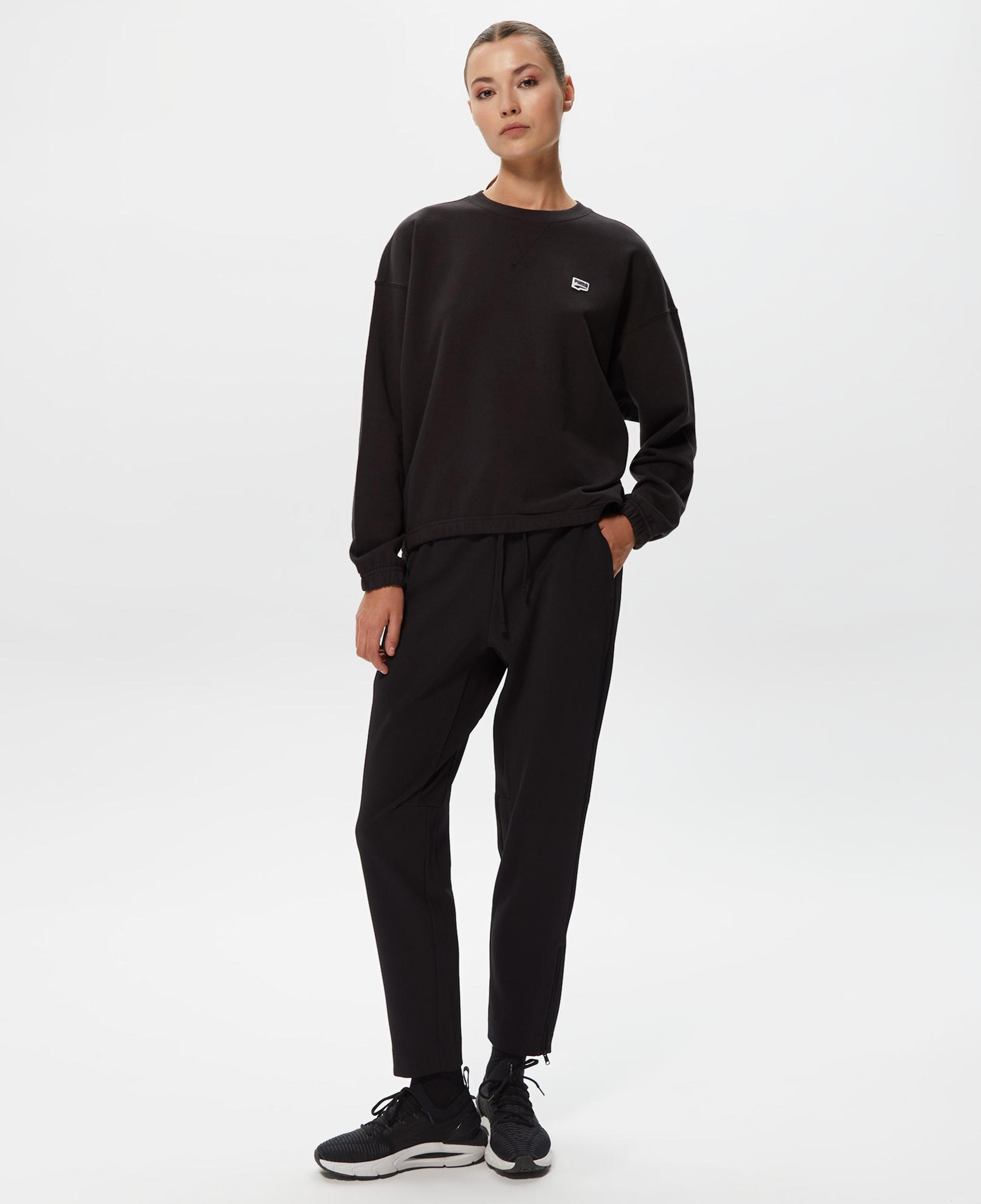 Puma Downtown Kadın Siyah Sweatshirt