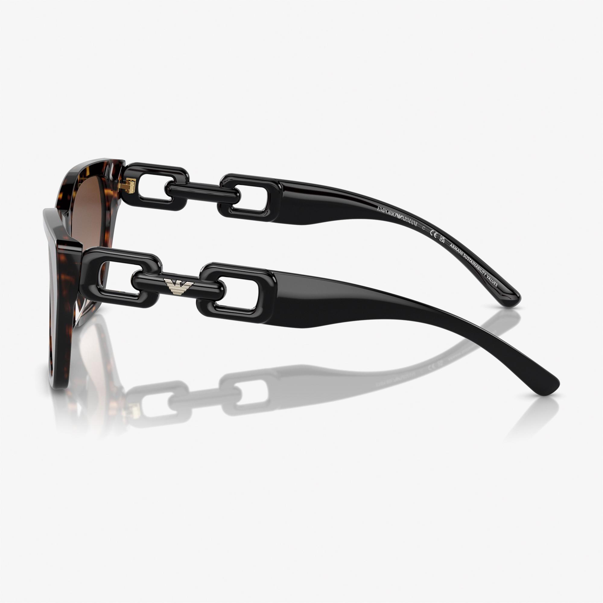 Emporio Armani 0EA4203U Acetate Kadın Kahverengi Güneş Gözlüğü