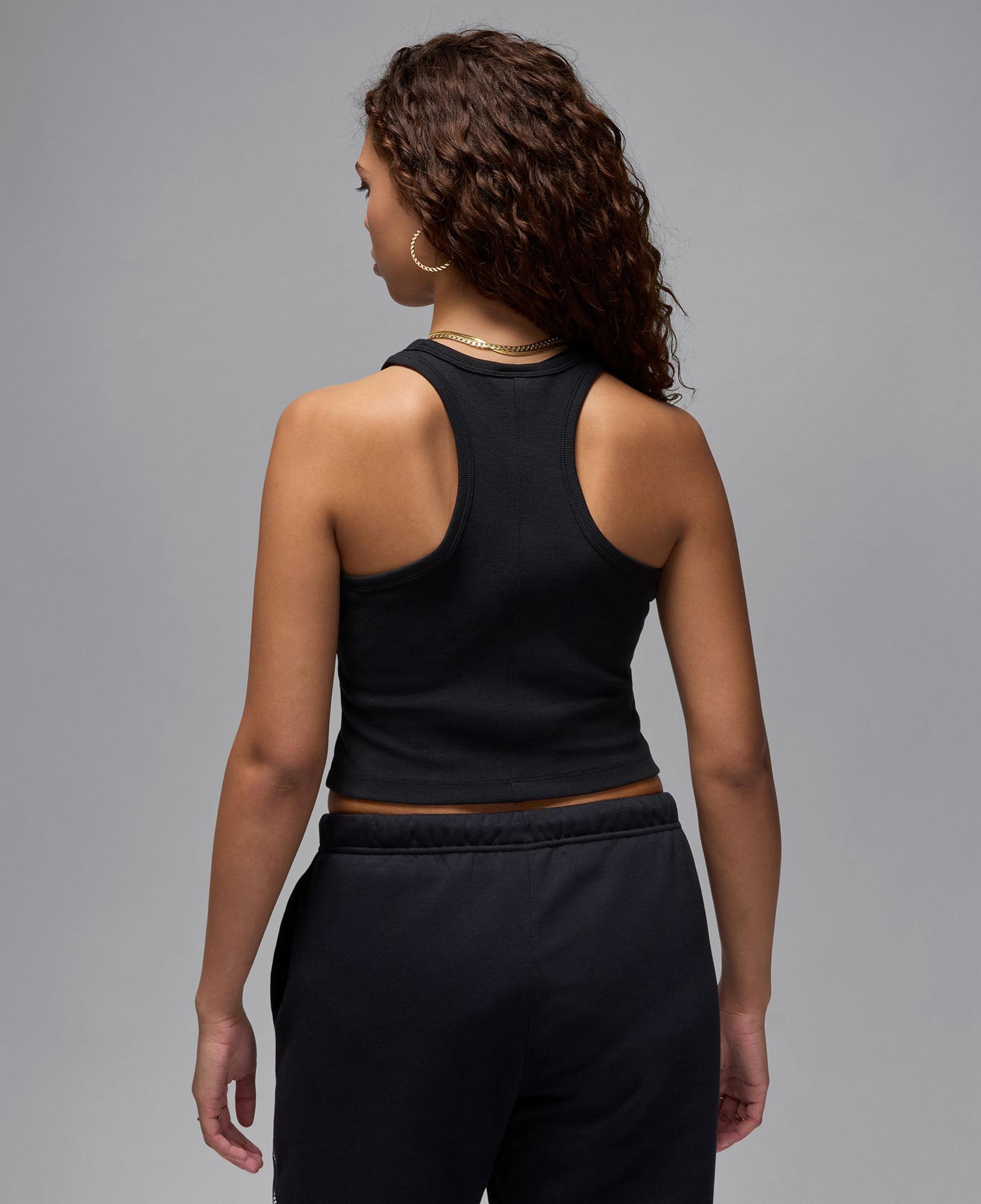 Jordan Essentials Kadın Siyah Kolsuz T-Shirt