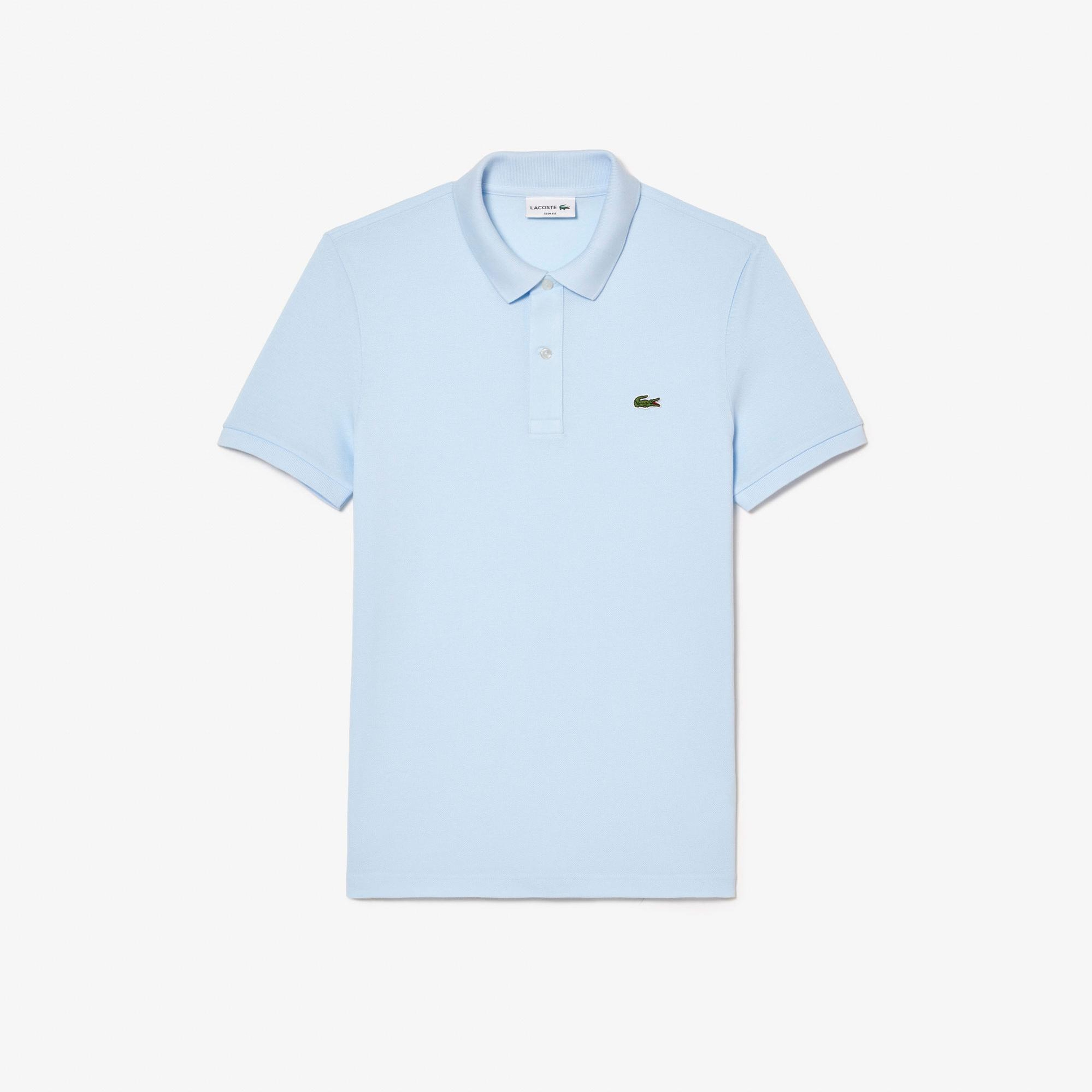 Lacoste L.12.12 Erkek Slim Fit Açık Mavi Polo