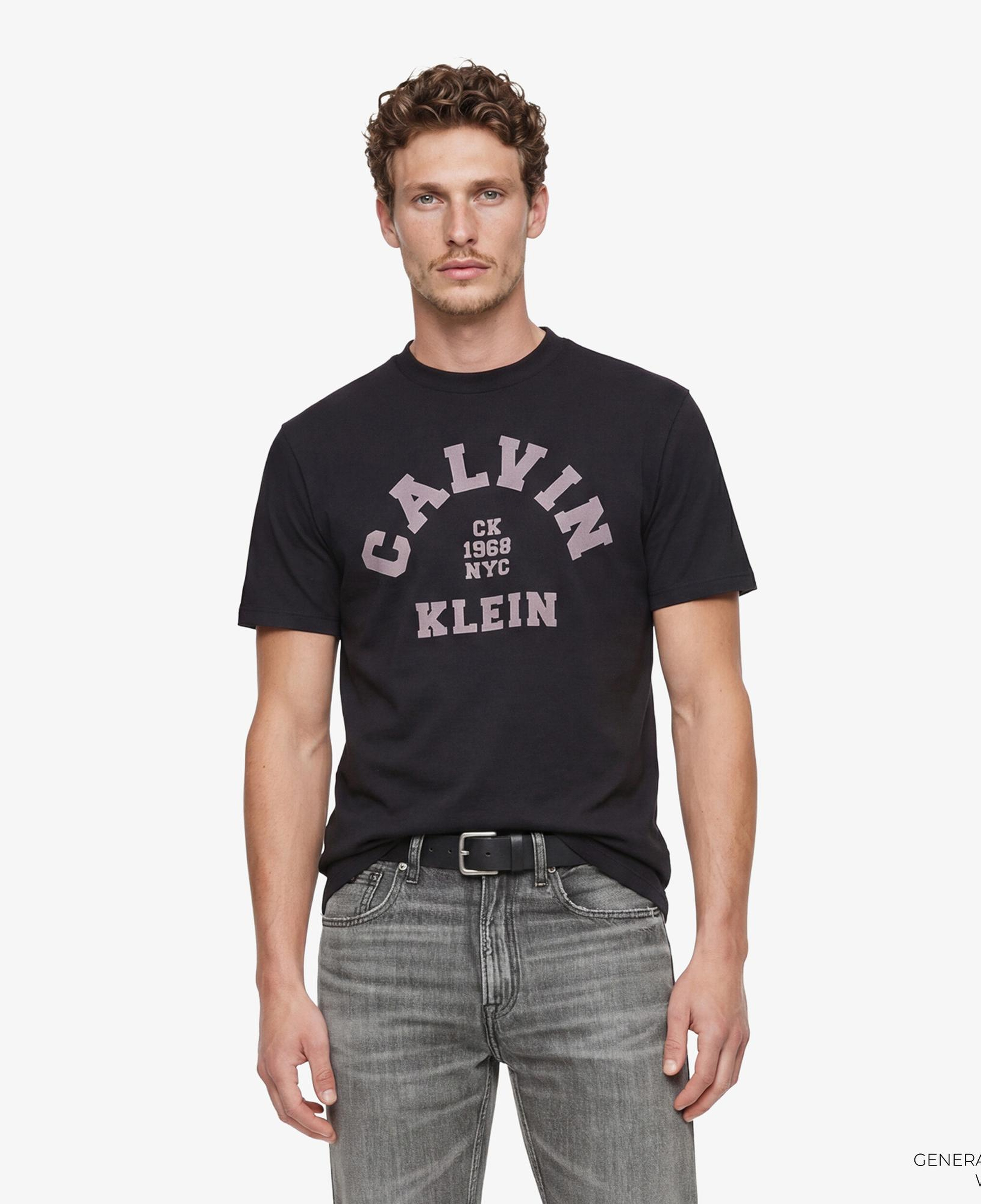 Calvin Klein 20S College Graphic Erkek Siyah T-Shirt