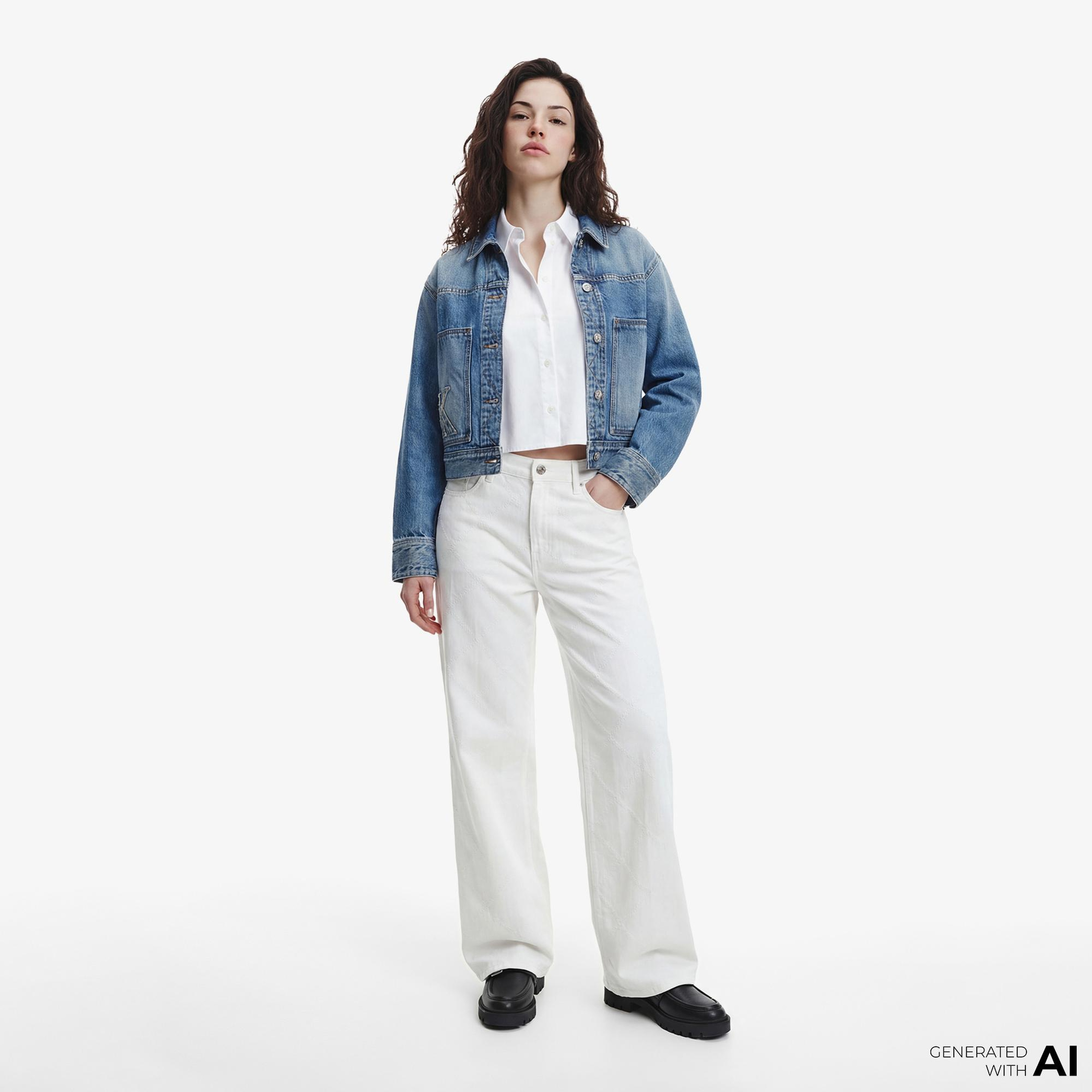 Calvin Klein Workwear Kadın Mavi Ceket