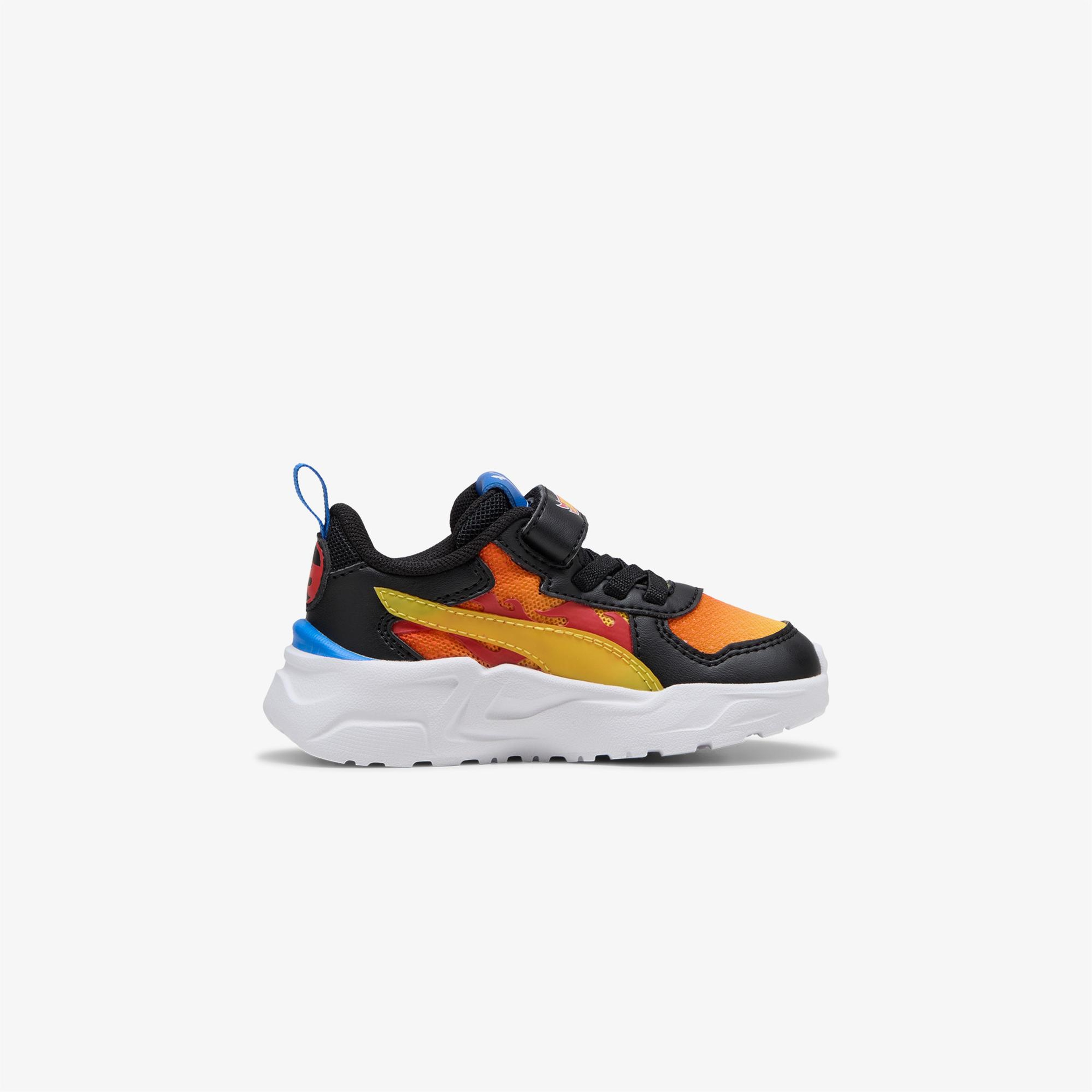 Puma Trinity Lite Hot Wheels AC INF Bebek Siyah Spor Ayakkabı