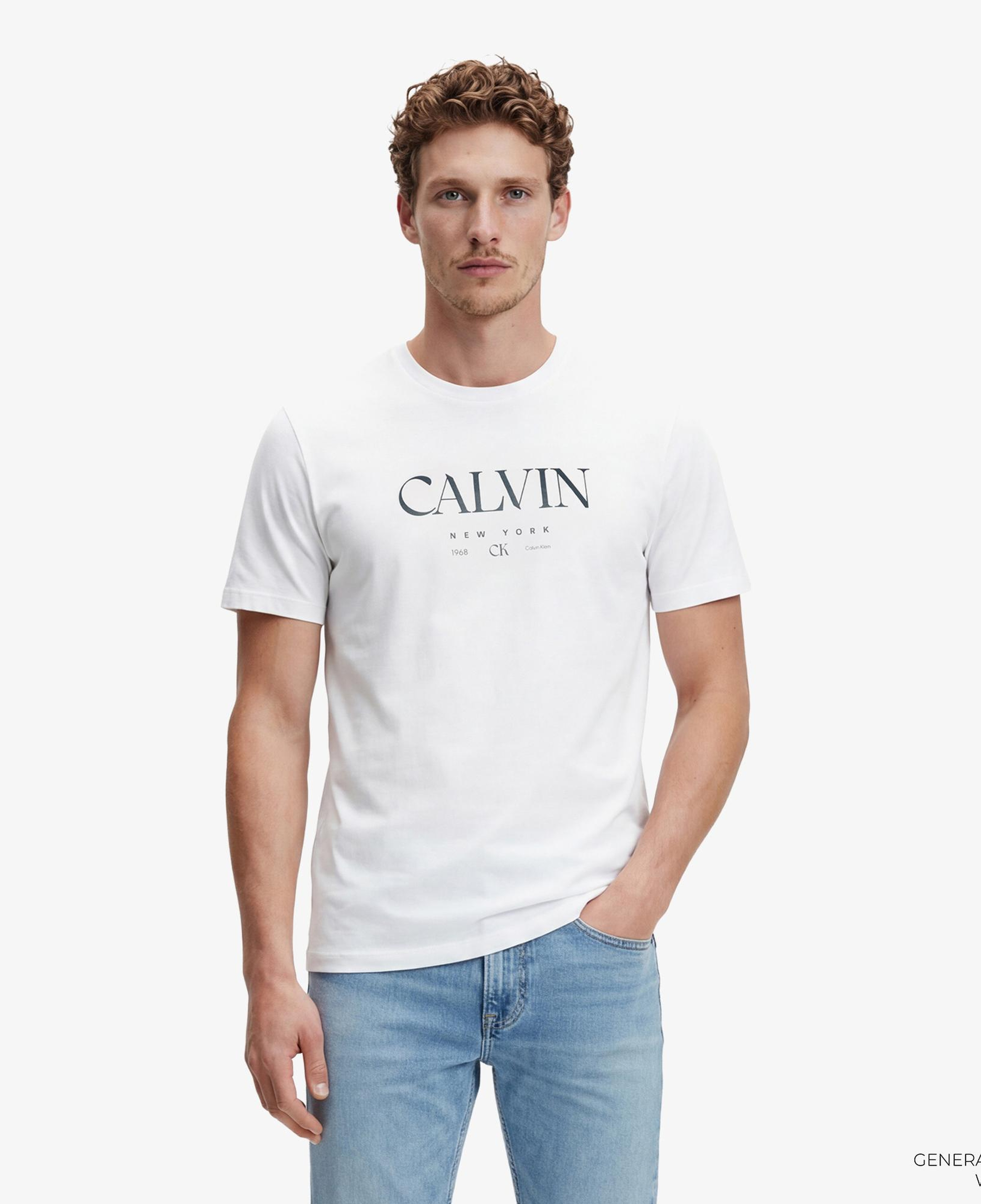Calvin Klein 20S Graphic Erkek Beyaz T-Shirt