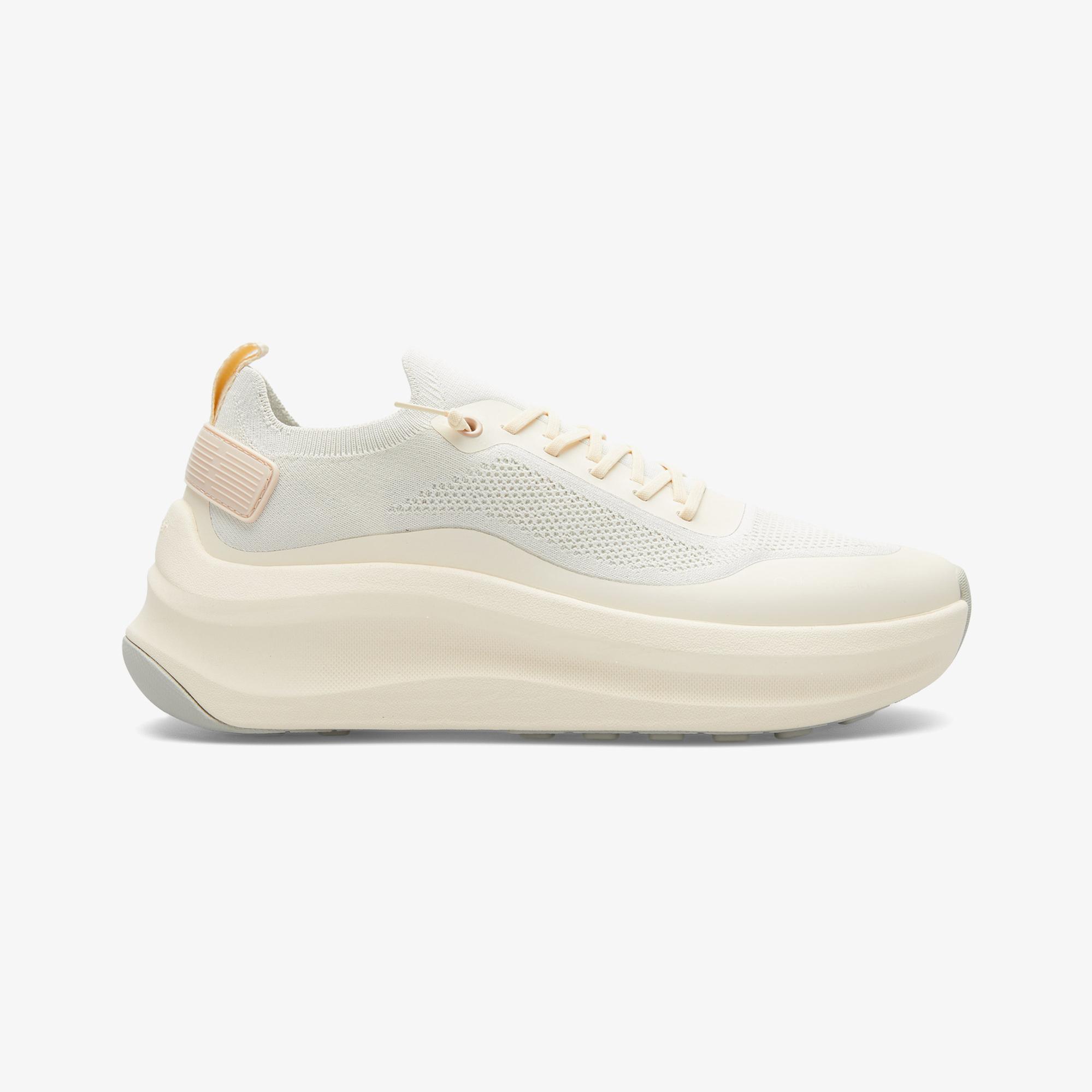 Calvin Klein Chunky Runner Lace Up Sock Knit Kadın Gri Sneaker