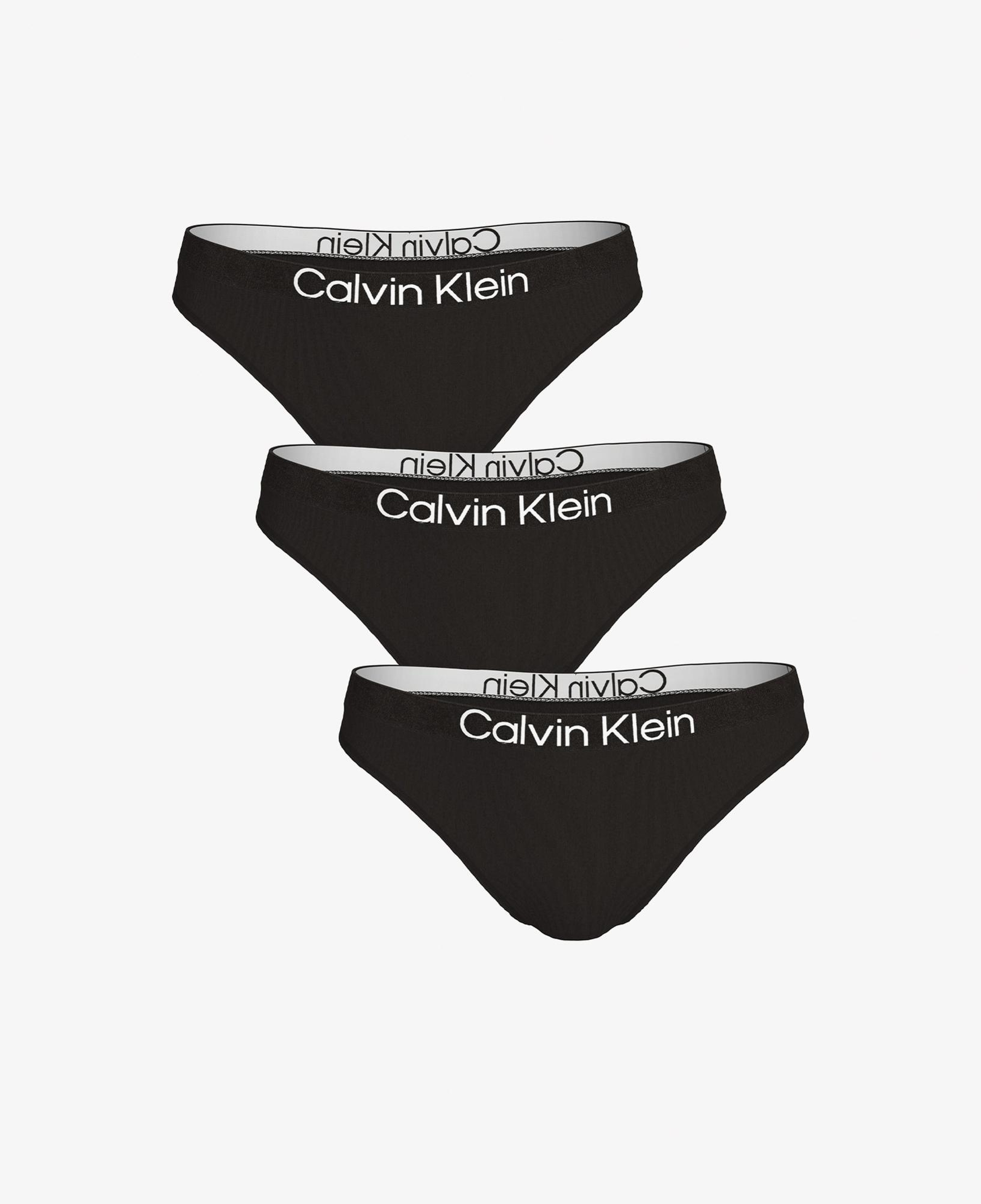 Calvin Klein Thong 3'lü Kadın Siyah Külot