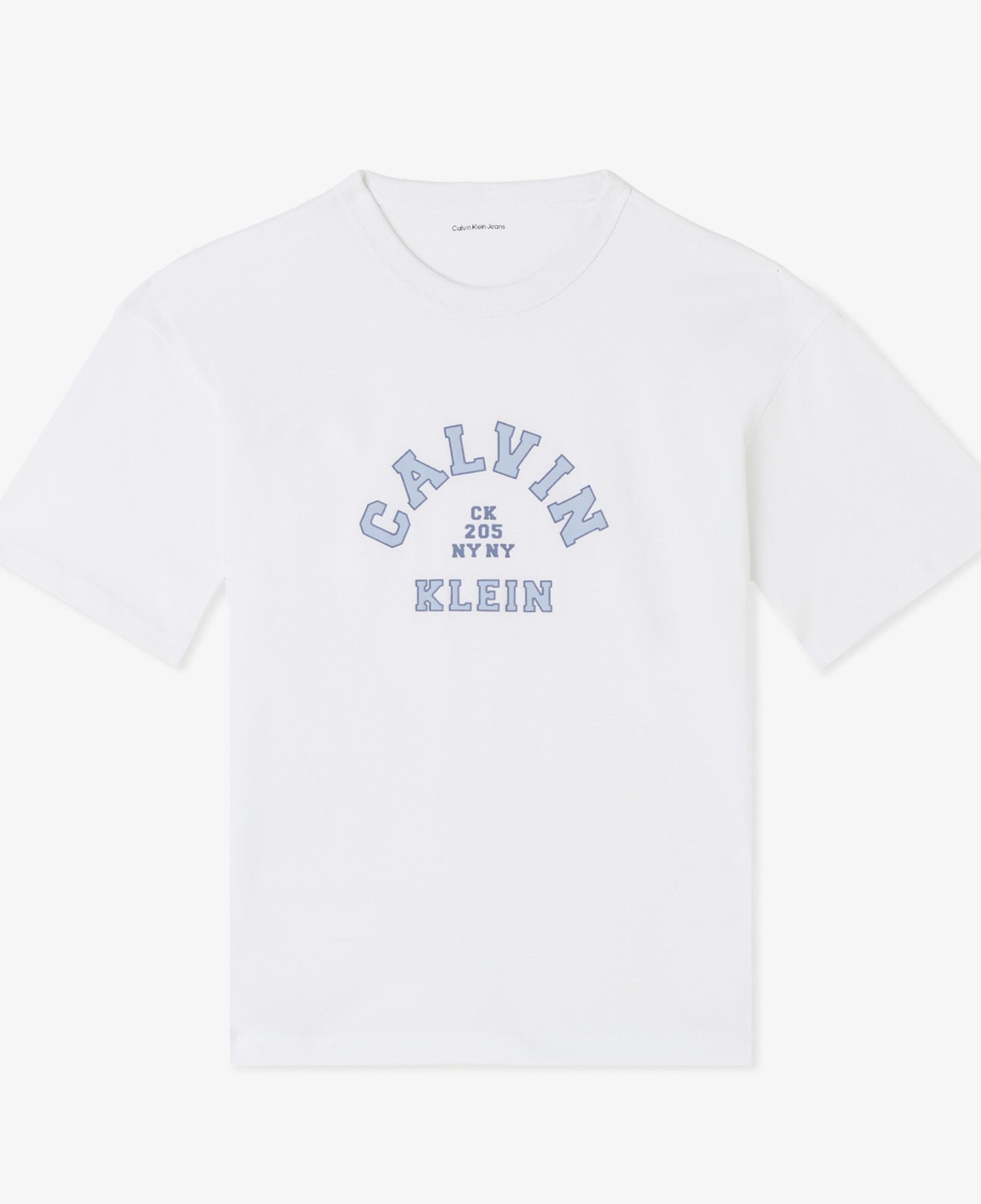 Calvin Klein Varsity Graphic Çocuk Beyaz T-Shirt