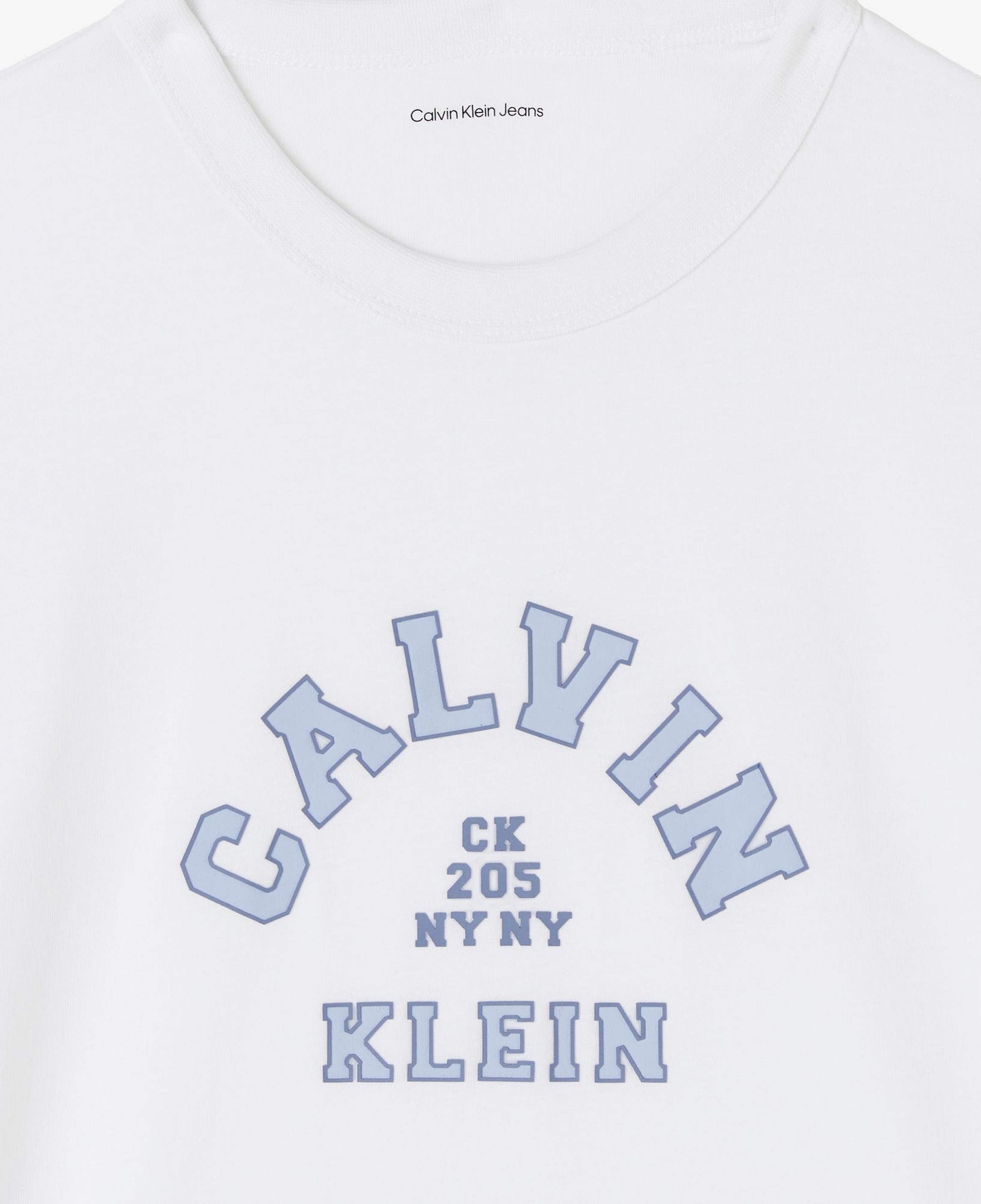Calvin Klein Varsity Graphic Çocuk Beyaz T-Shirt