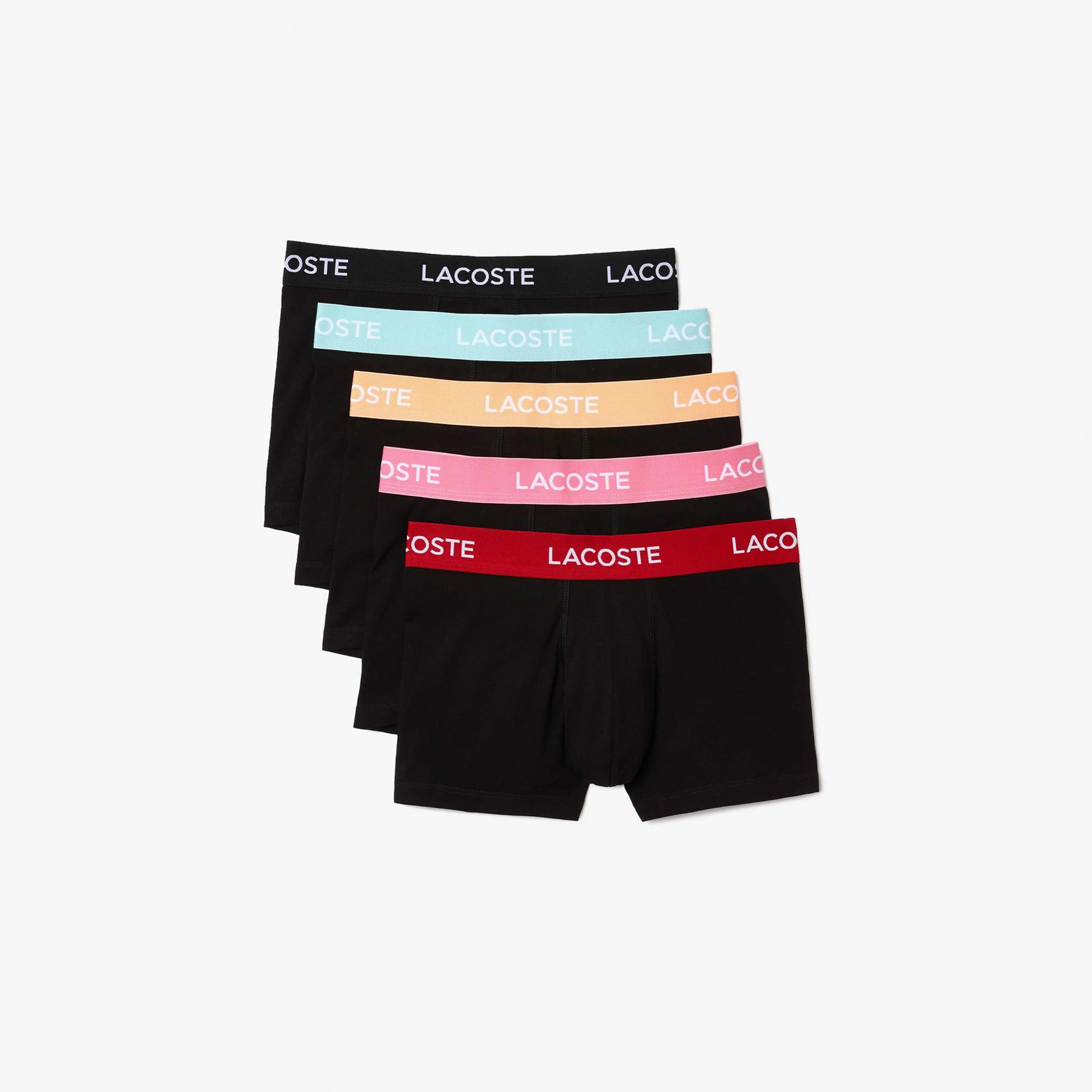 Lacoste Core Erkek 5'li Siyah Boxer
