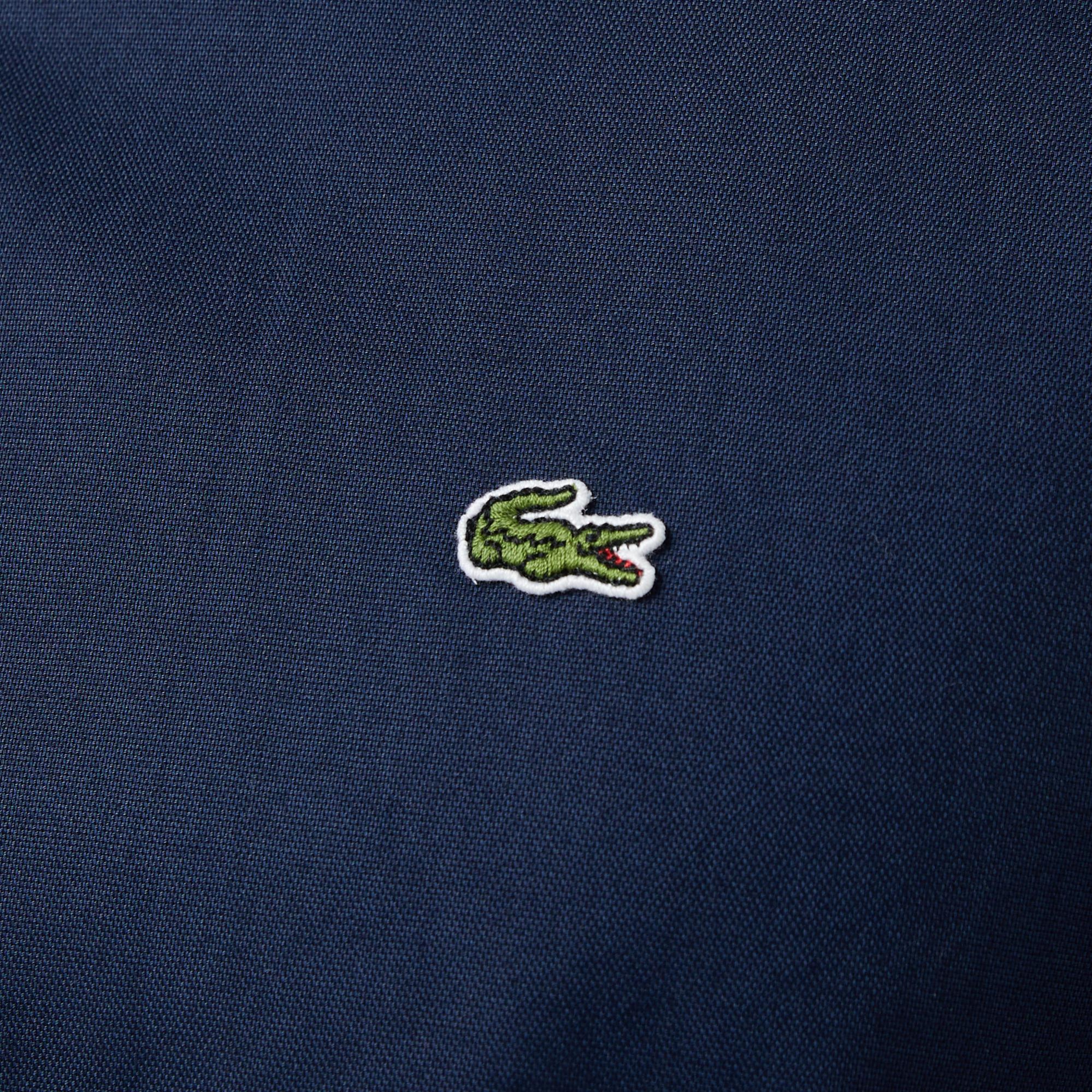 Lacoste Erkek Slim Fit Düğmeli Yaka Lacivert Gömlek