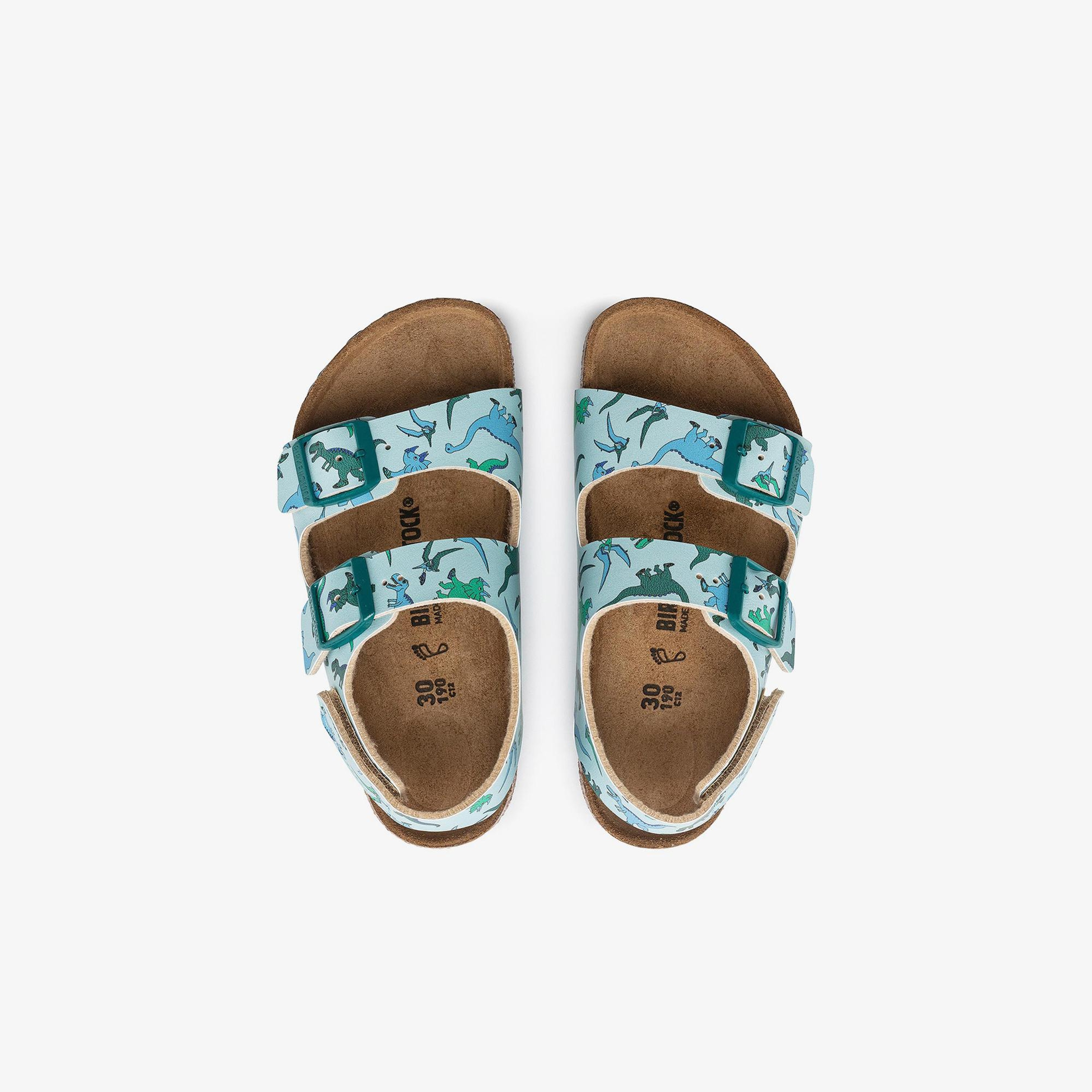 Birkenstock Milano Bf Big Dino Bebek Mavi Sandalet