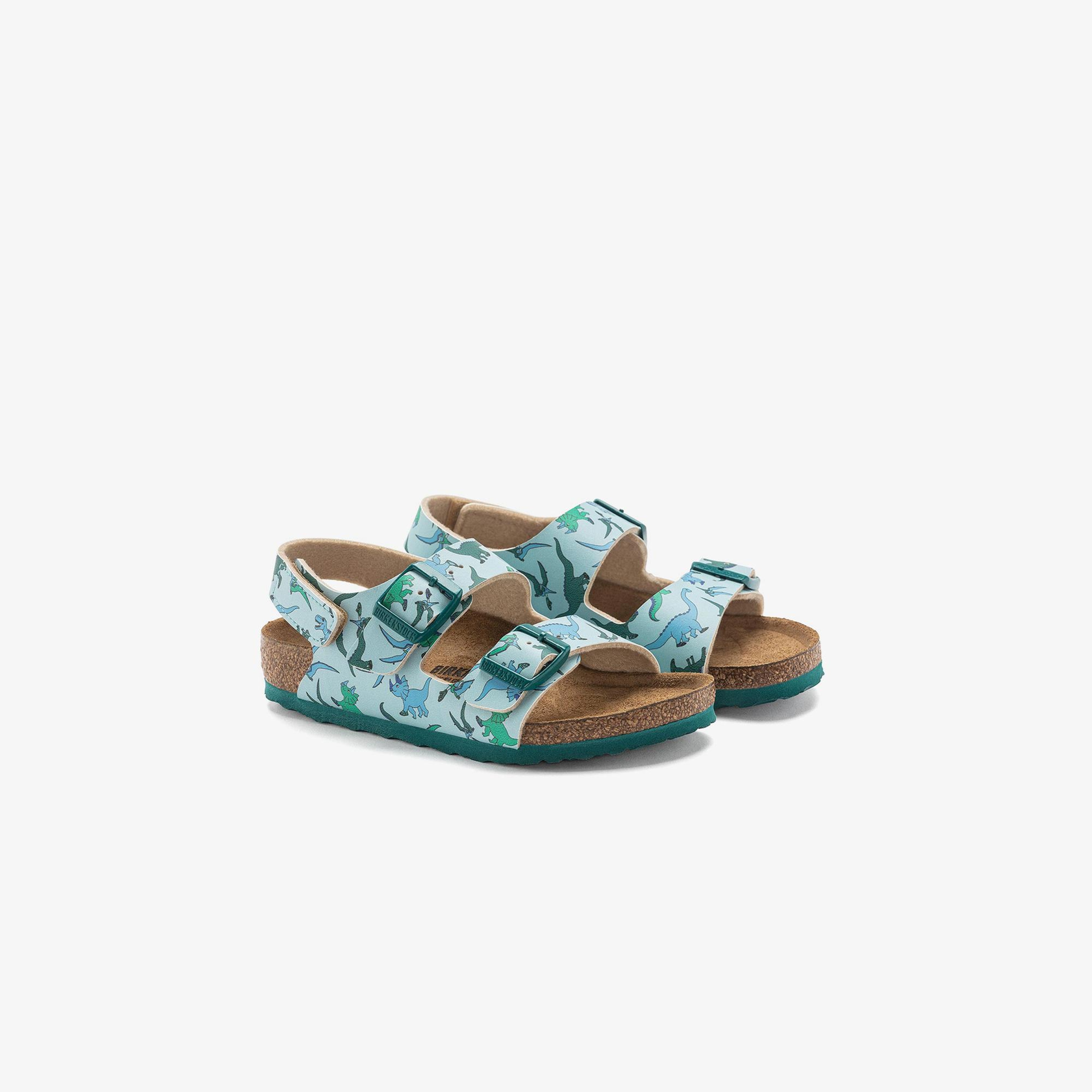 Birkenstock Milano Bf Big Dino Bebek Mavi Sandalet