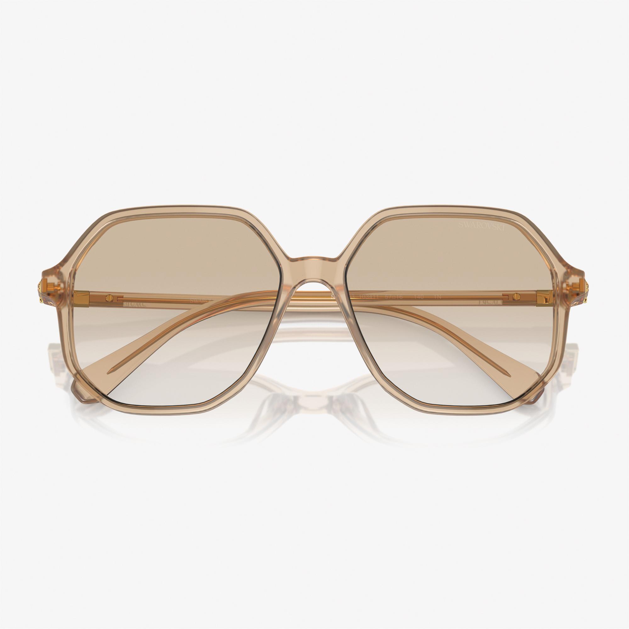 Swarovski 0SK6003 Acetate Kadın Kahverengi Güneş Gözlüğü