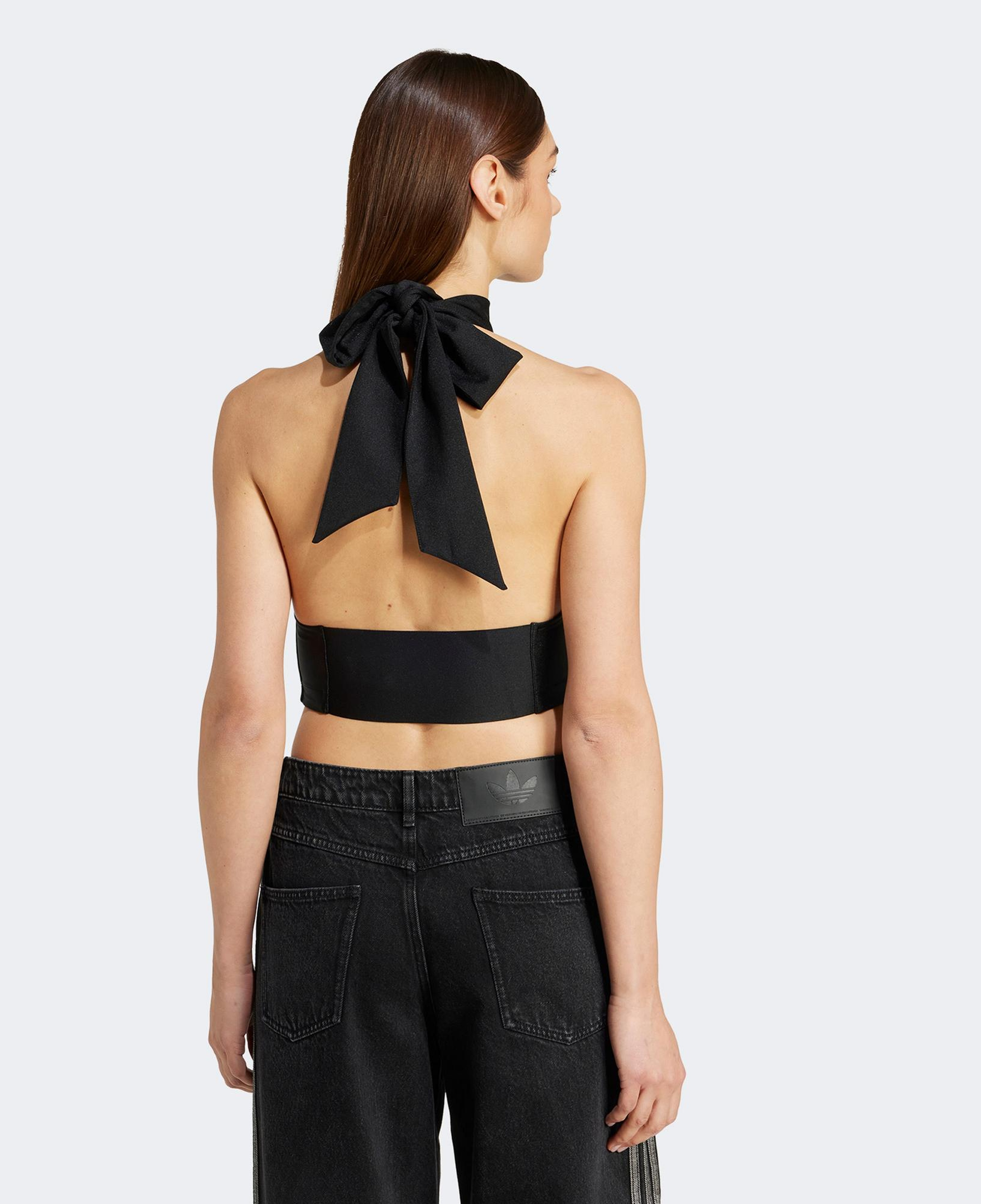 adidas Halterneck Crop Kadın Siyah Kolsuz T-Shirt