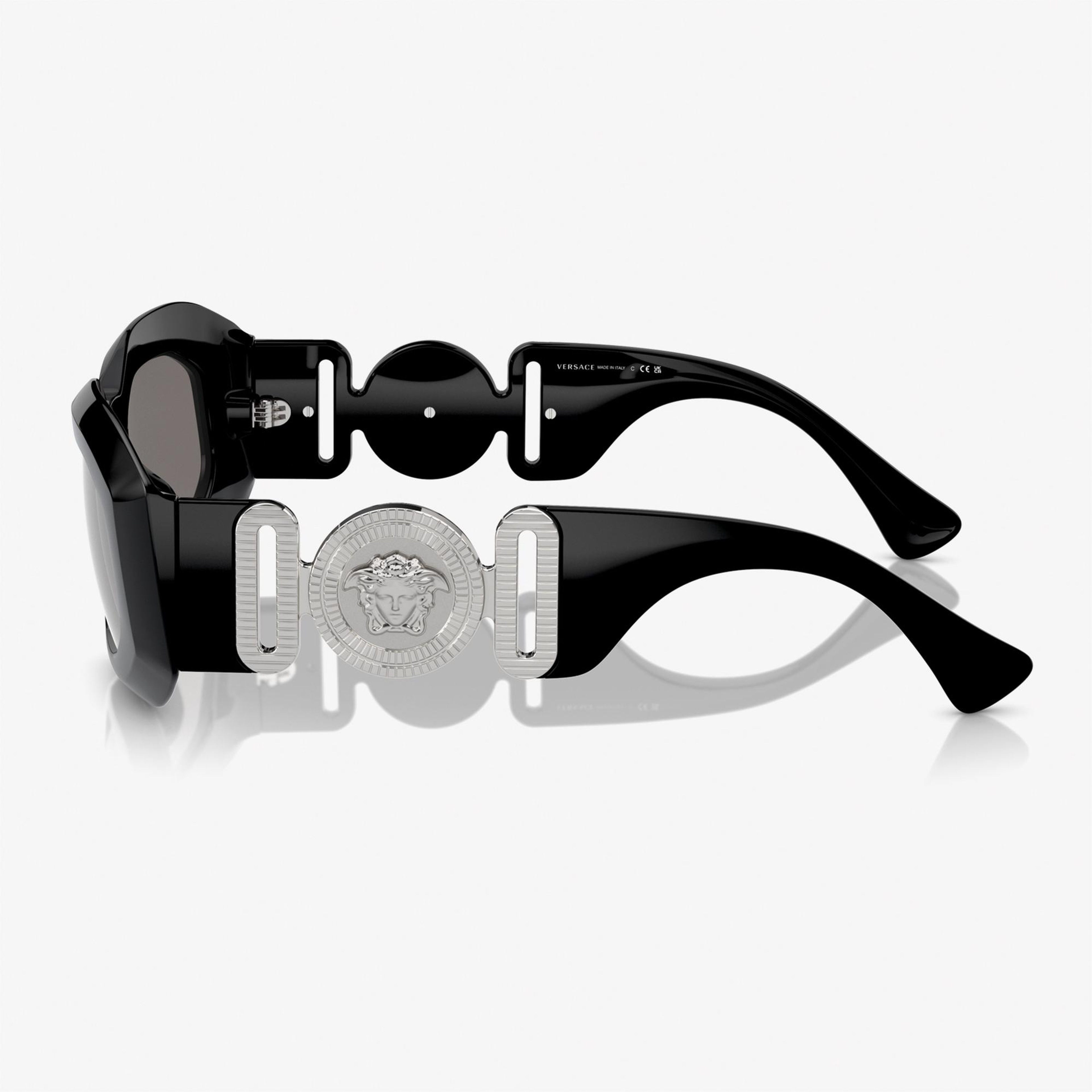 VERSACE 0VE4425U Nylon Erkek Siyah Güneş Gözlüğü