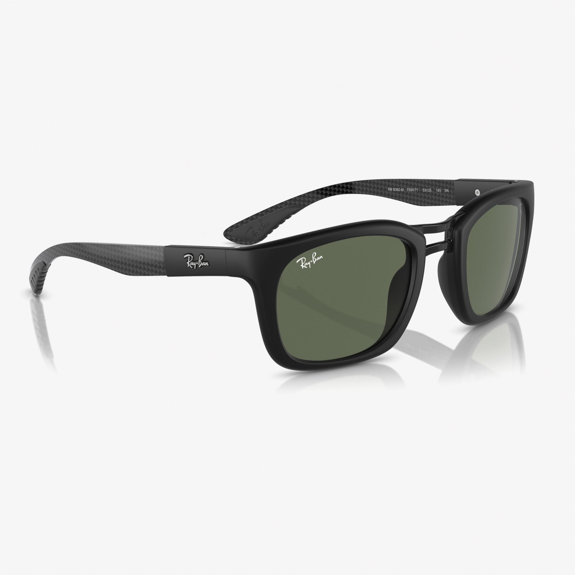 RAY-BAN 0RB8362M Injected Unisex Siyah Güneş Gözlüğü