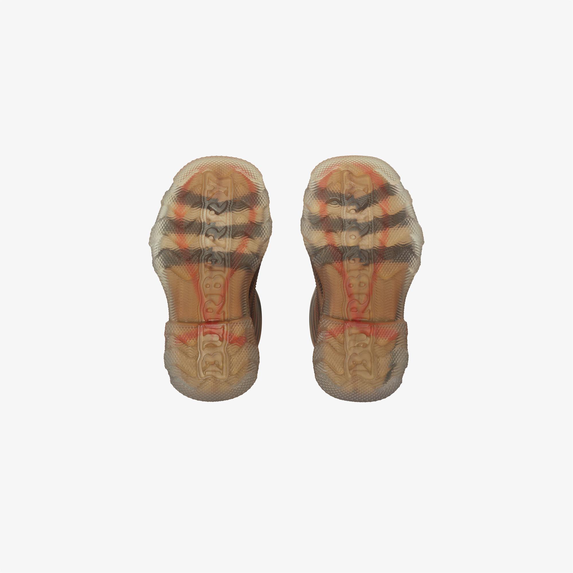 Burberry Check Rubber Marsh High Çocuk Bej Bot