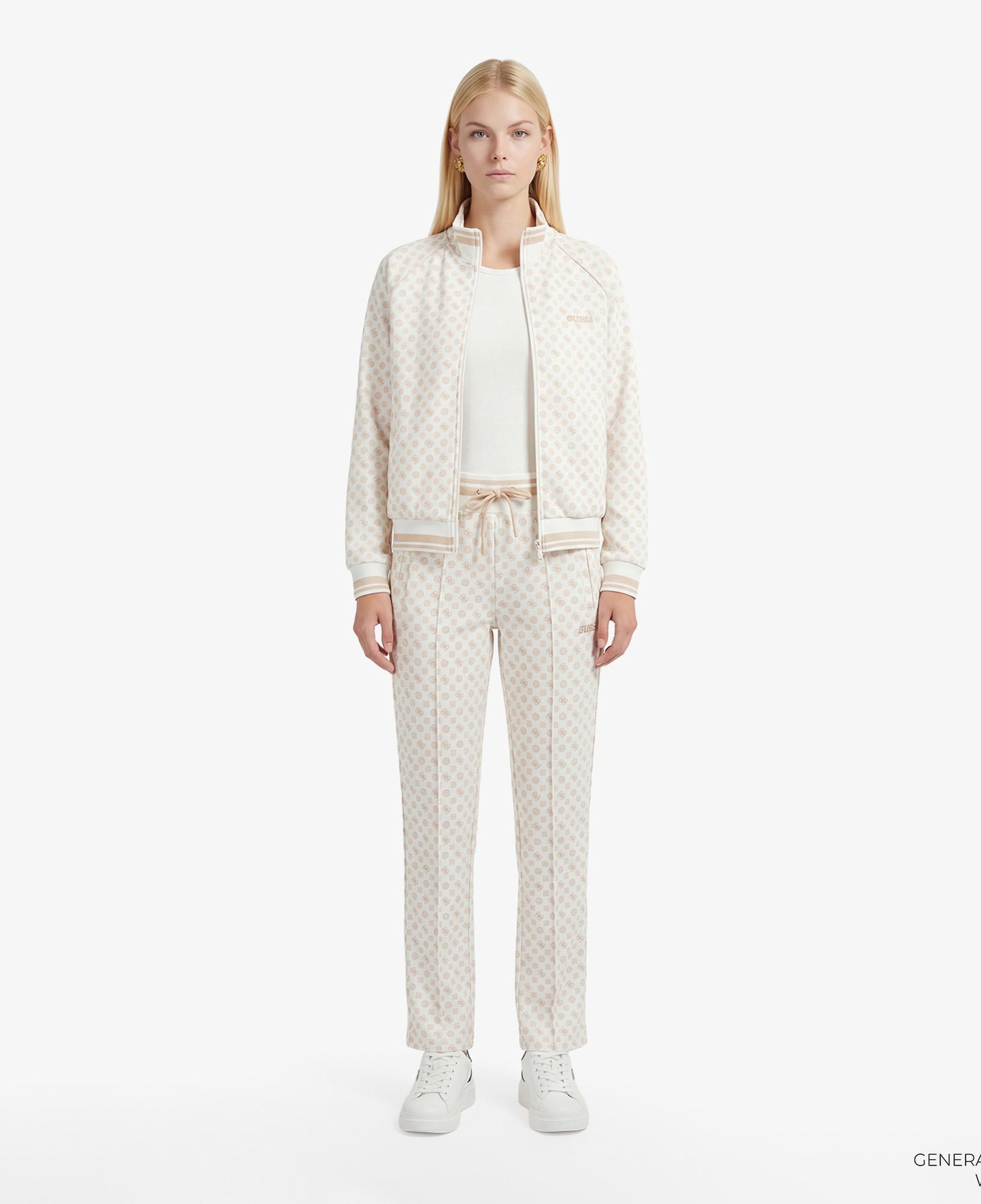 Guess Aggie Aktif Scuba Kadın Krem Eşofman Altı