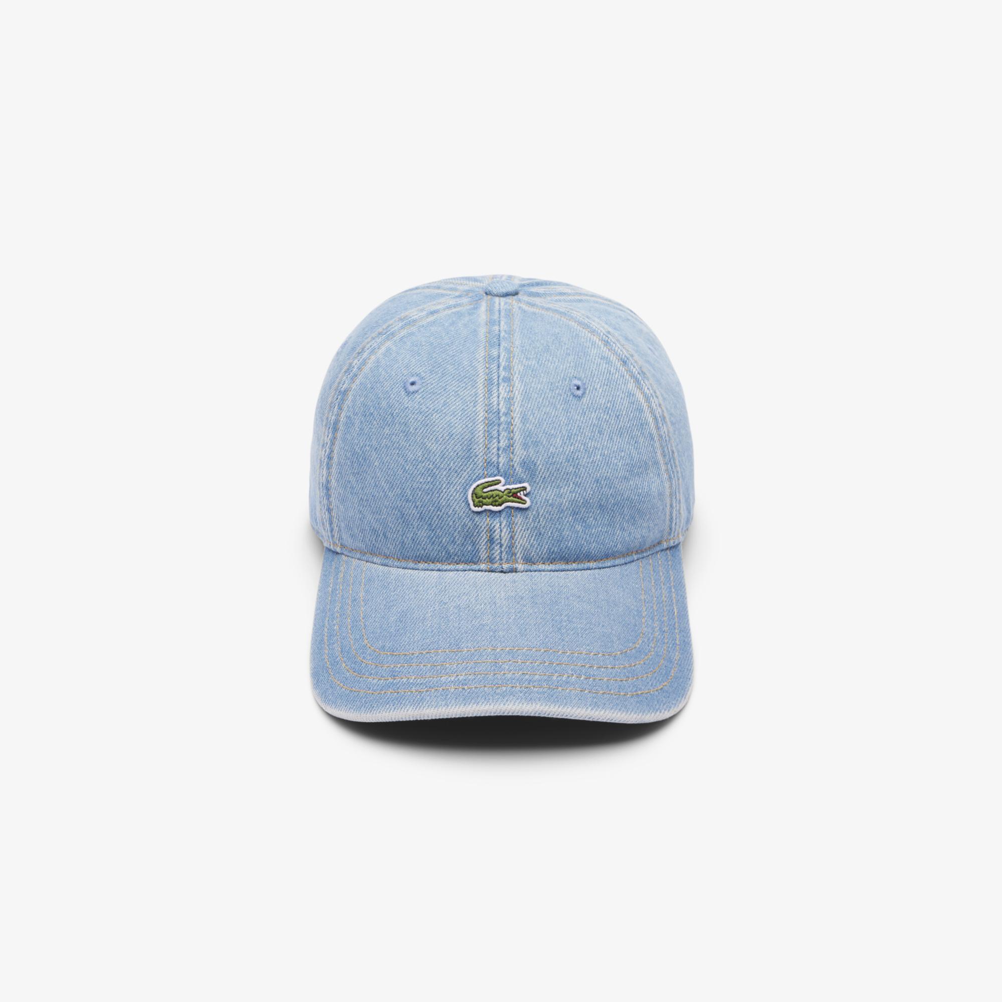 Lacoste Unisex Baskılı Mavi Şapka