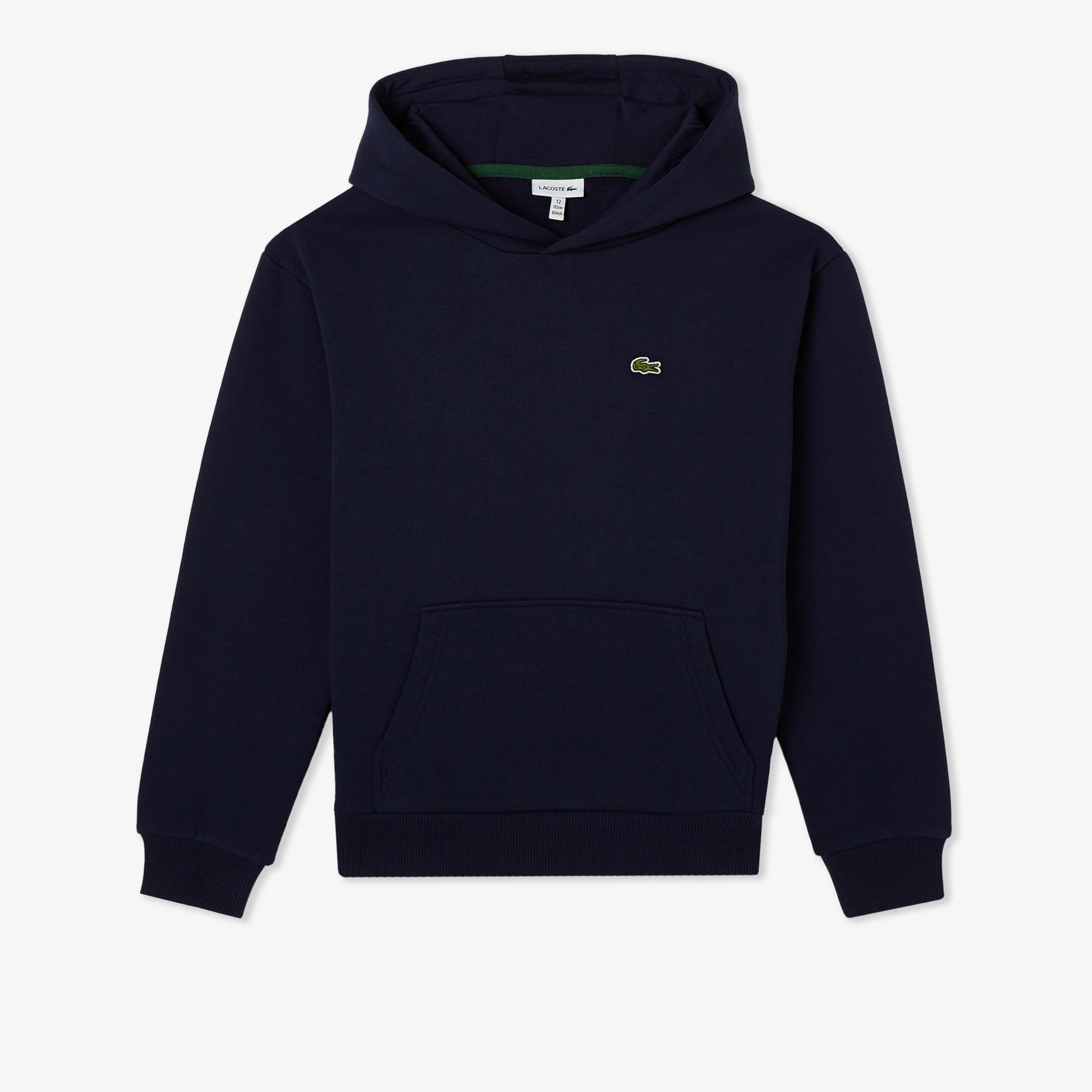 Lacoste Çocuk Kapüşonlu Mavi Sweatshirt
