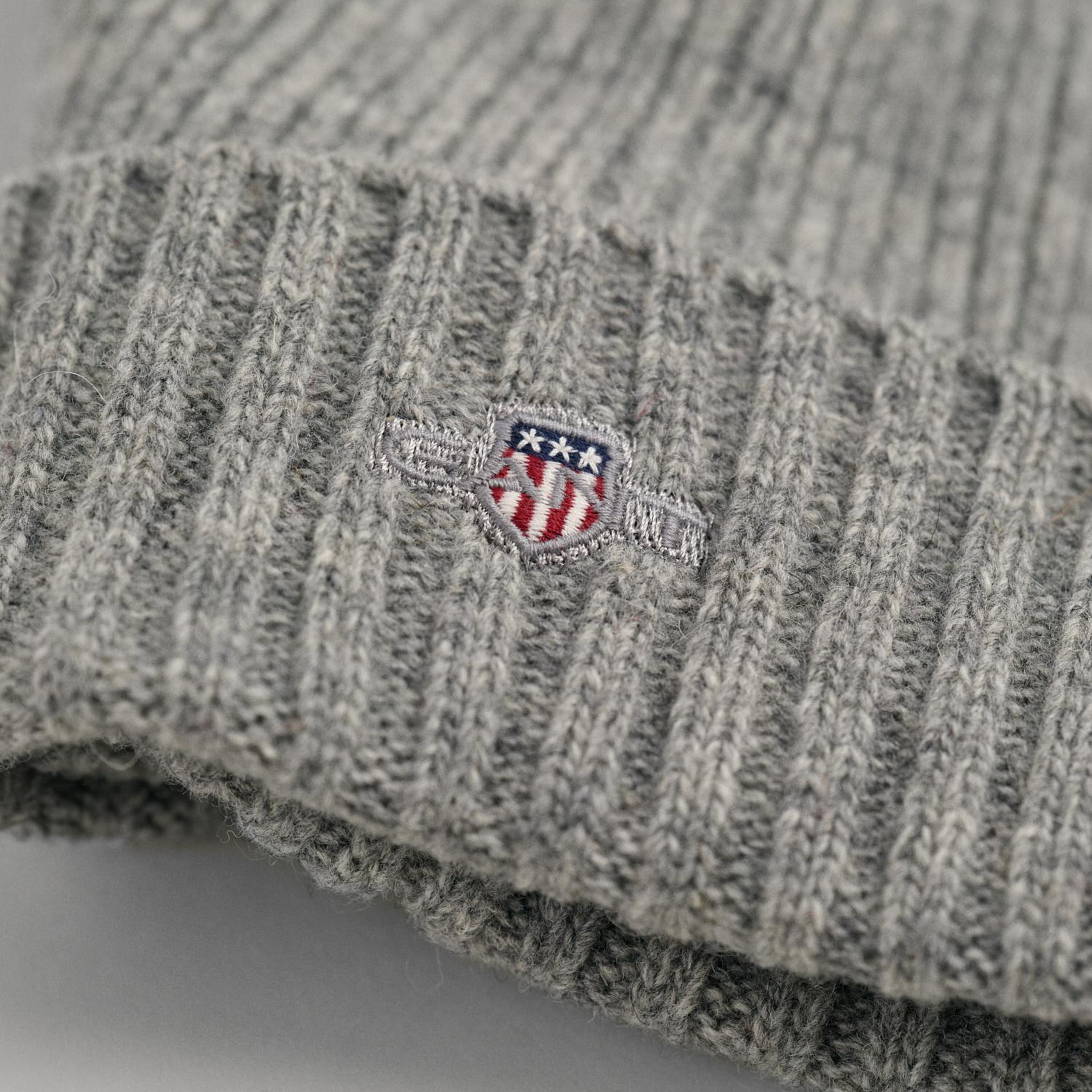 GANT Unisex Gri Yün Bere