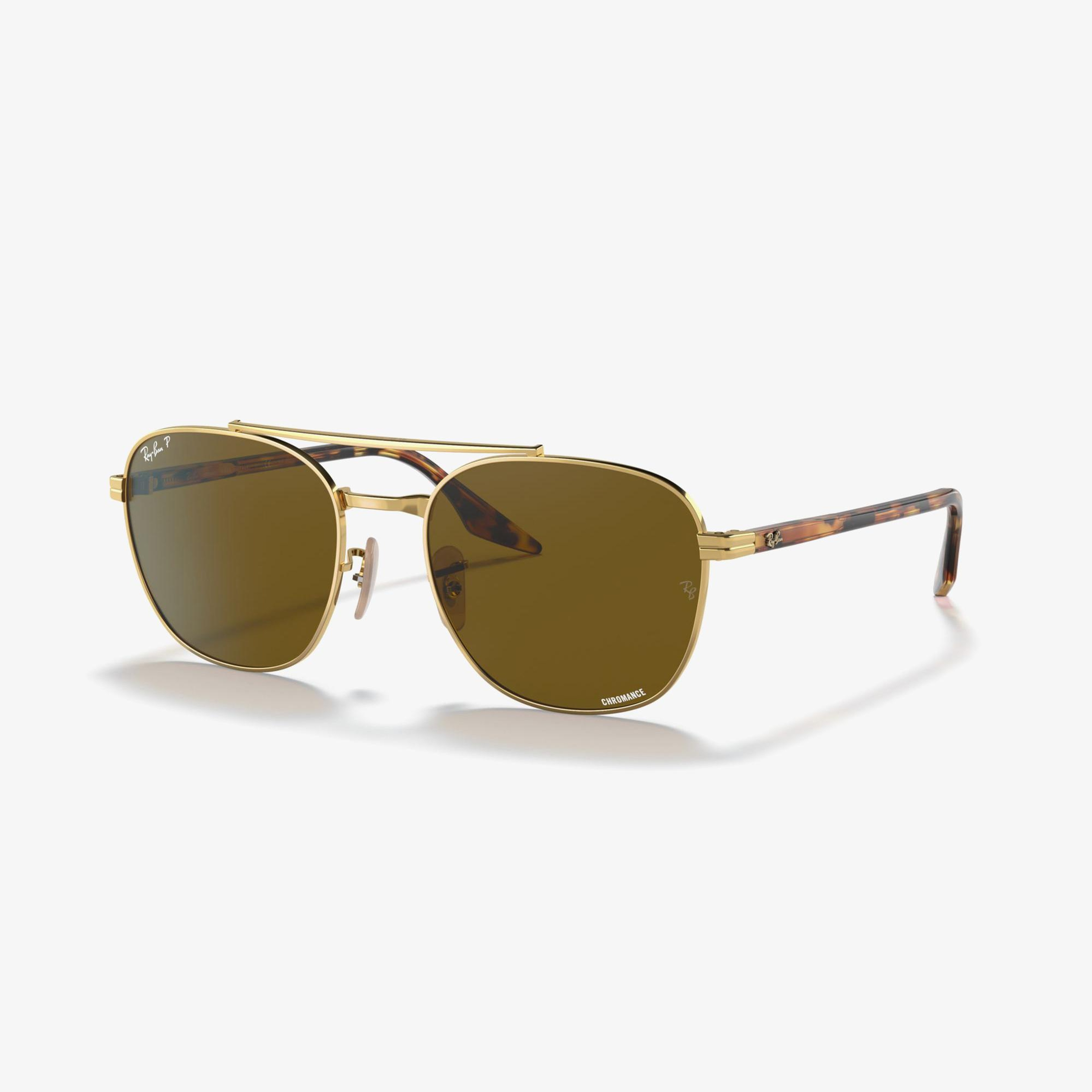Ray-Ban Metal Unisex Altın Rengi Güneş Gözlüğü
